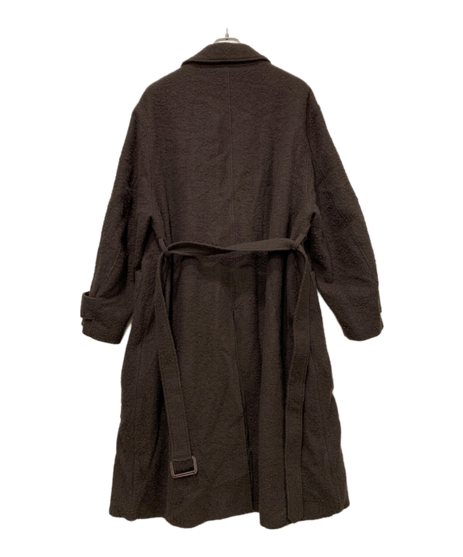 中古・古着通販】stein (シュタイン) OVERSIZED BLANKET COAT ブラウン
