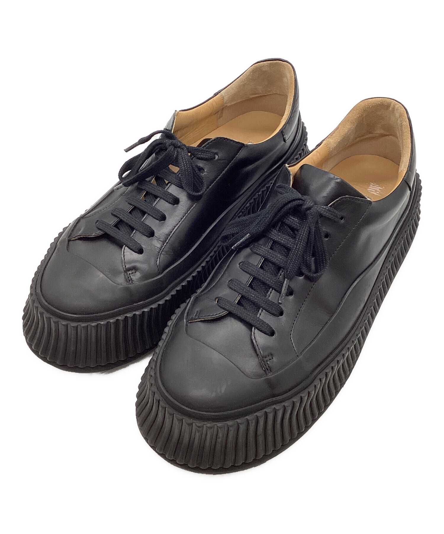 中古・古着通販】JIL SANDER (ジルサンダー) プラットフォームレザー