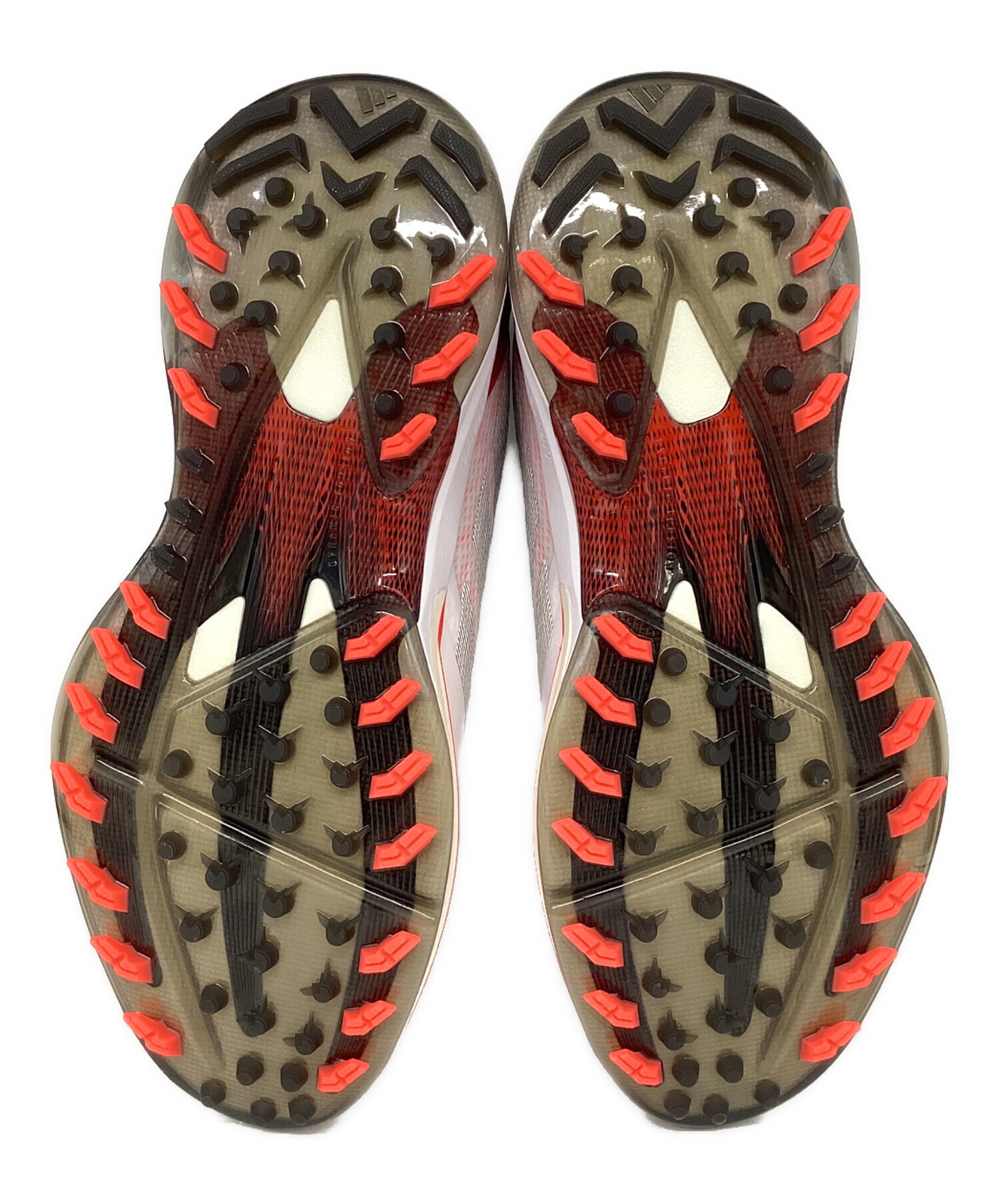 中古・古着通販】adidas (アディダス) ゴルフシューズ ホワイト×レッド