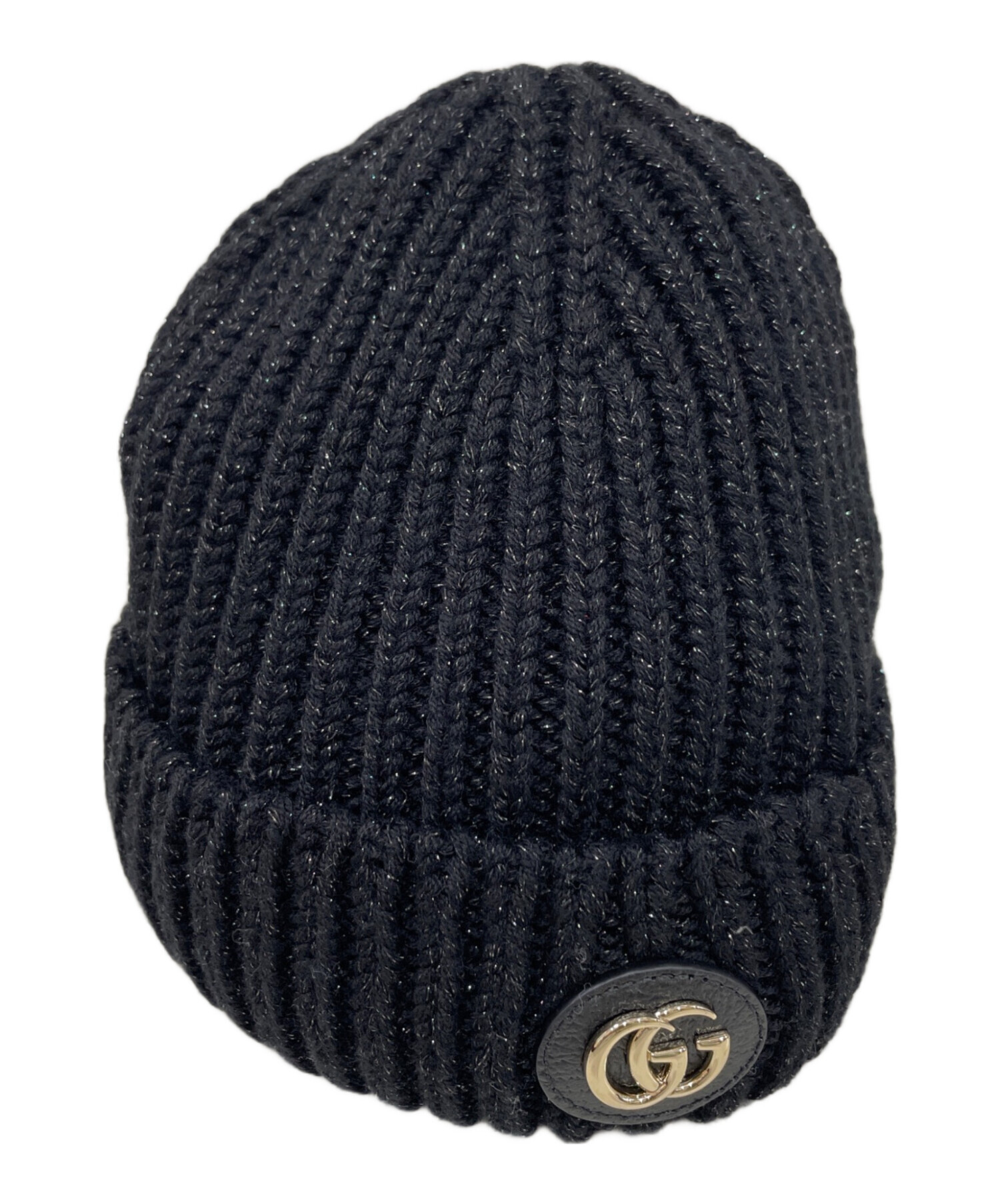 中古・古着通販】GUCCI (グッチ) ニット帽 ブラック｜ブランド・古着