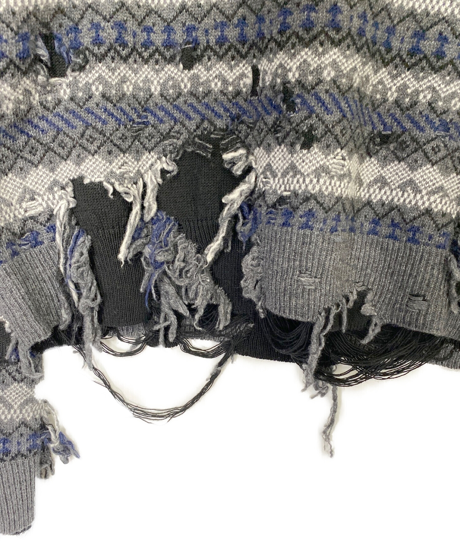 中古・古着通販】BALENCIAGA (バレンシアガ) デストロイド クルー