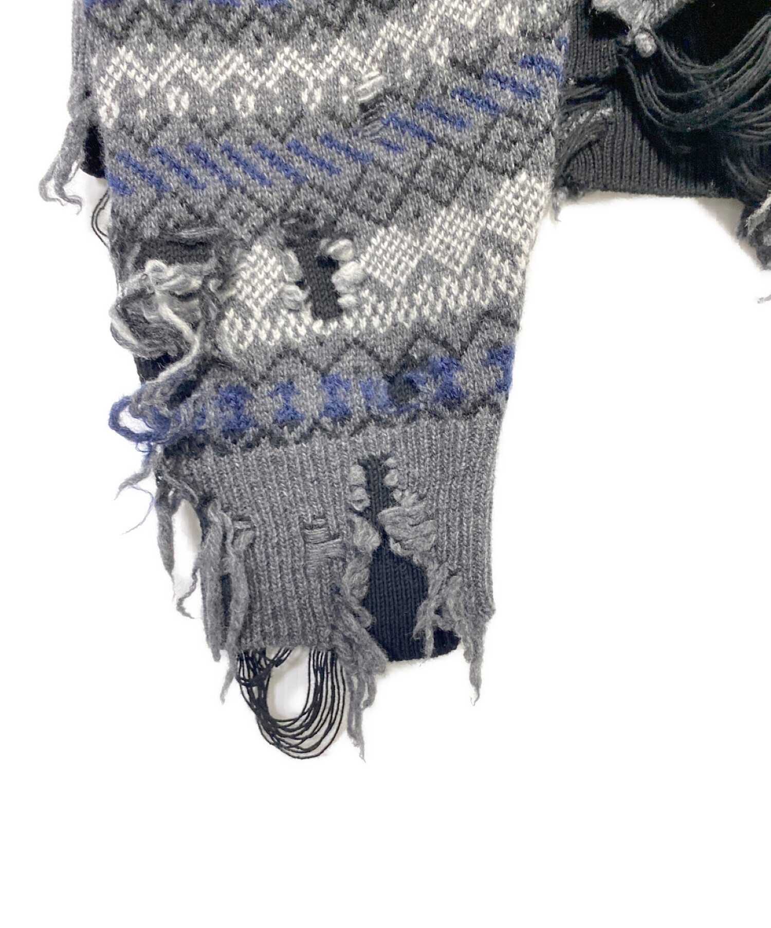 中古・古着通販】BALENCIAGA (バレンシアガ) デストロイド クルー