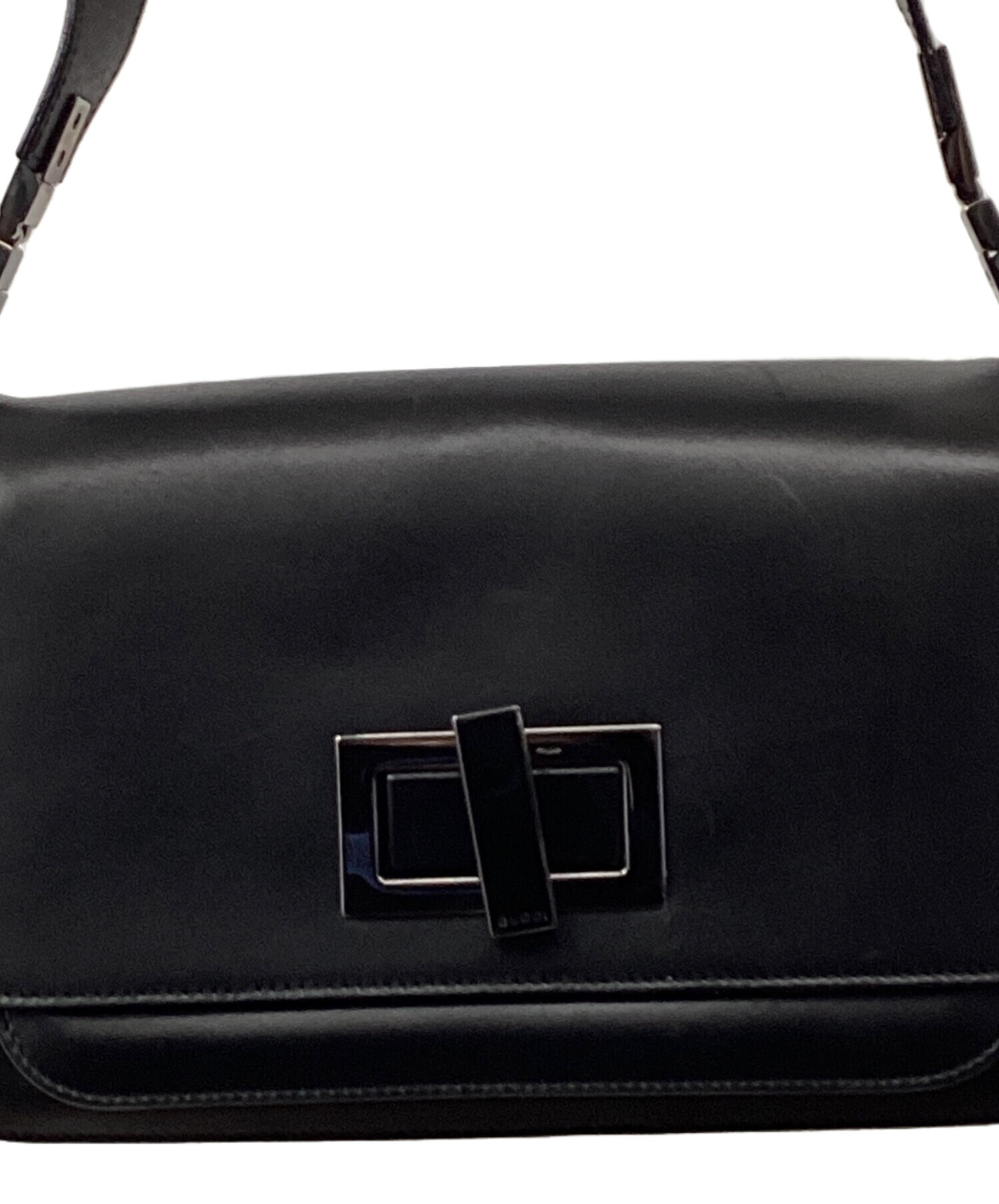 中古・古着通販】GUCCI (グッチ) ワンショルダーバッグ ブラック