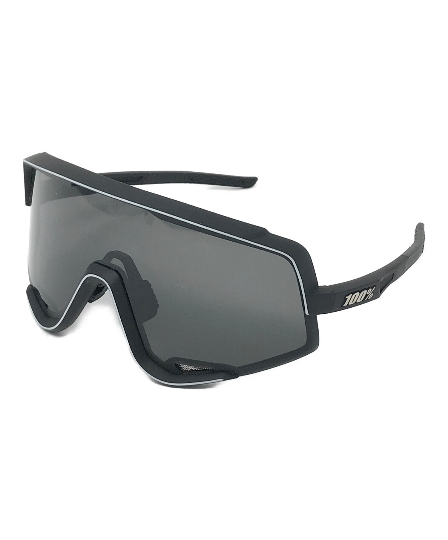 中古 100% S2 ブラックホログラフィック ワンハンドレッド サングラス