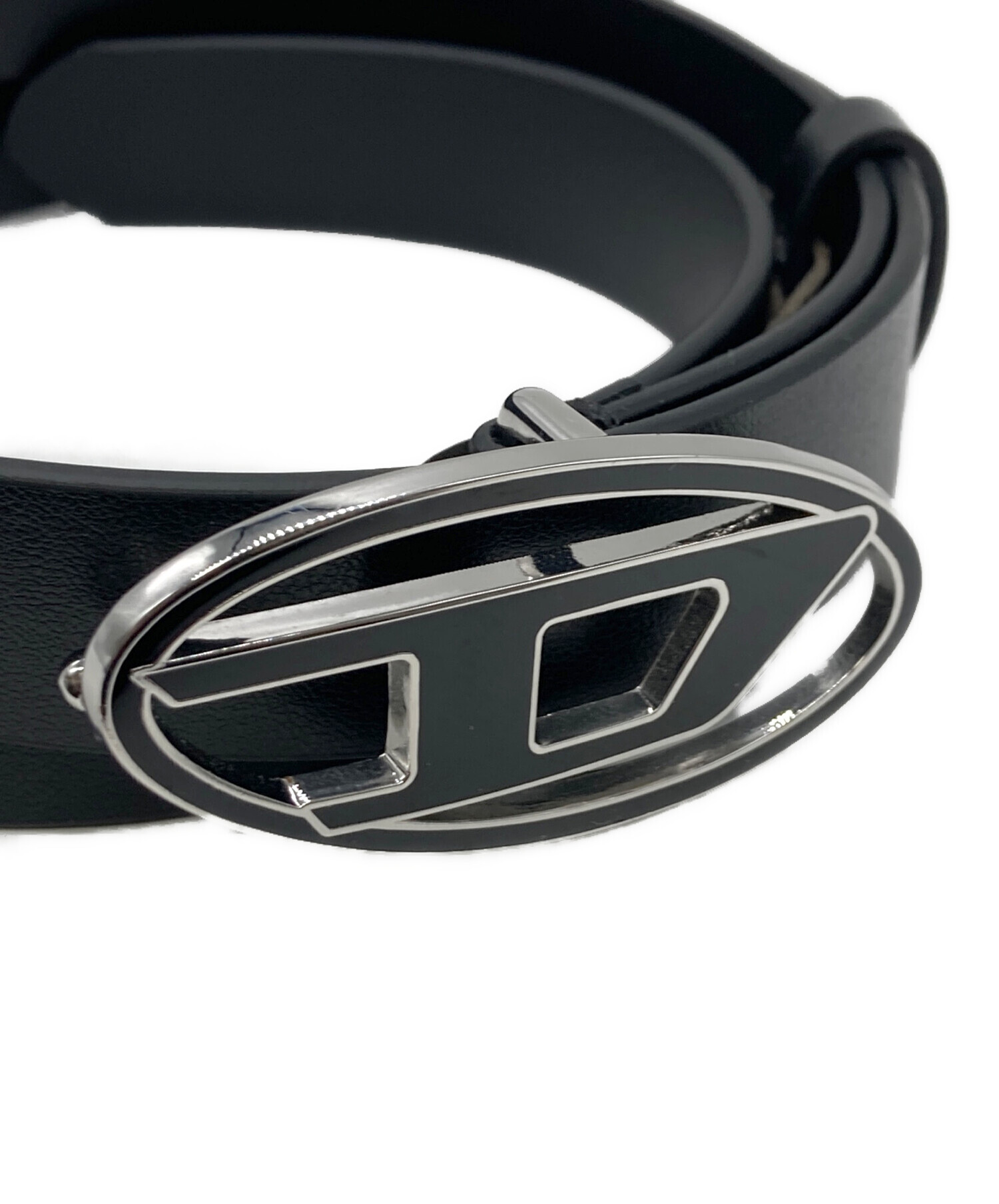 中古・古着通販】DIESEL (ディーゼル) B-1DR ロゴバックルレザーベルト