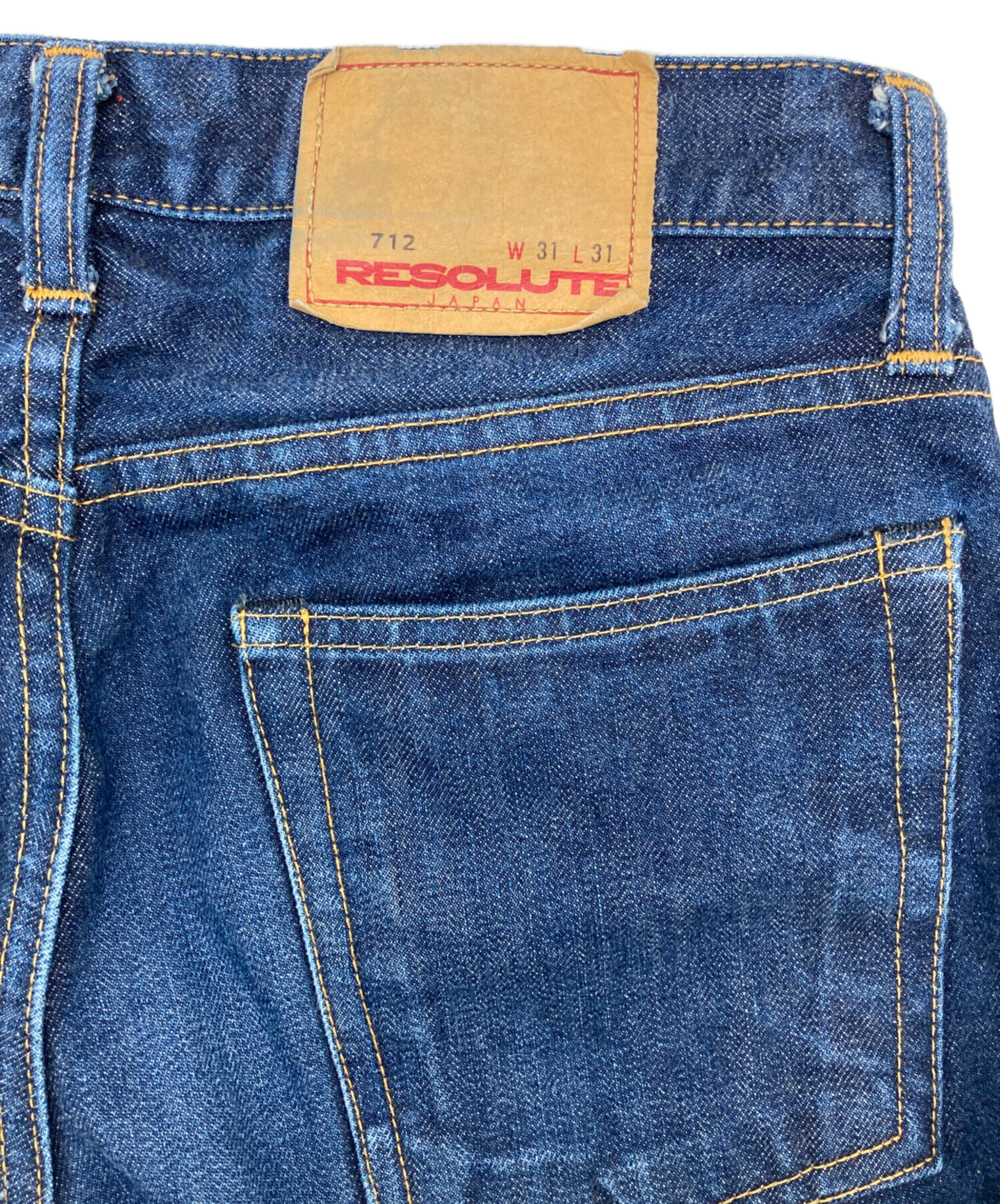 中古・古着通販】RESOLUTE (リゾルト) 712セルビッチデニムパンツ