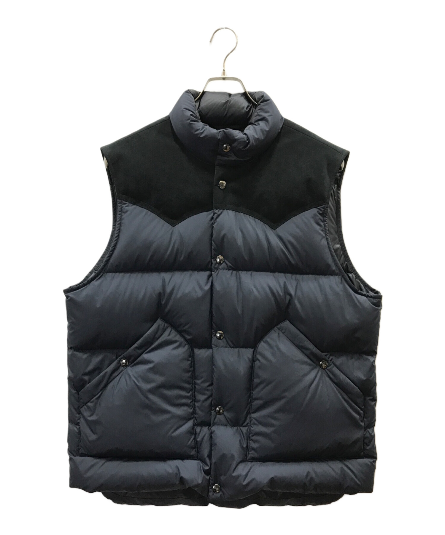中古・古着通販】WOOLRICH (ウールリッチ) WESTERN DOWN VEST ネイビー