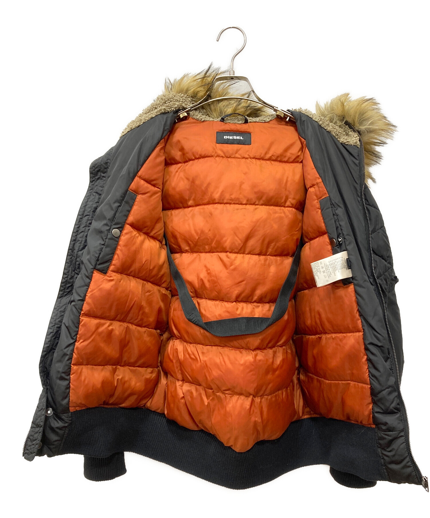 中古・古着通販】DIESEL (ディーゼル) N-2Bライトジャケット ブラック