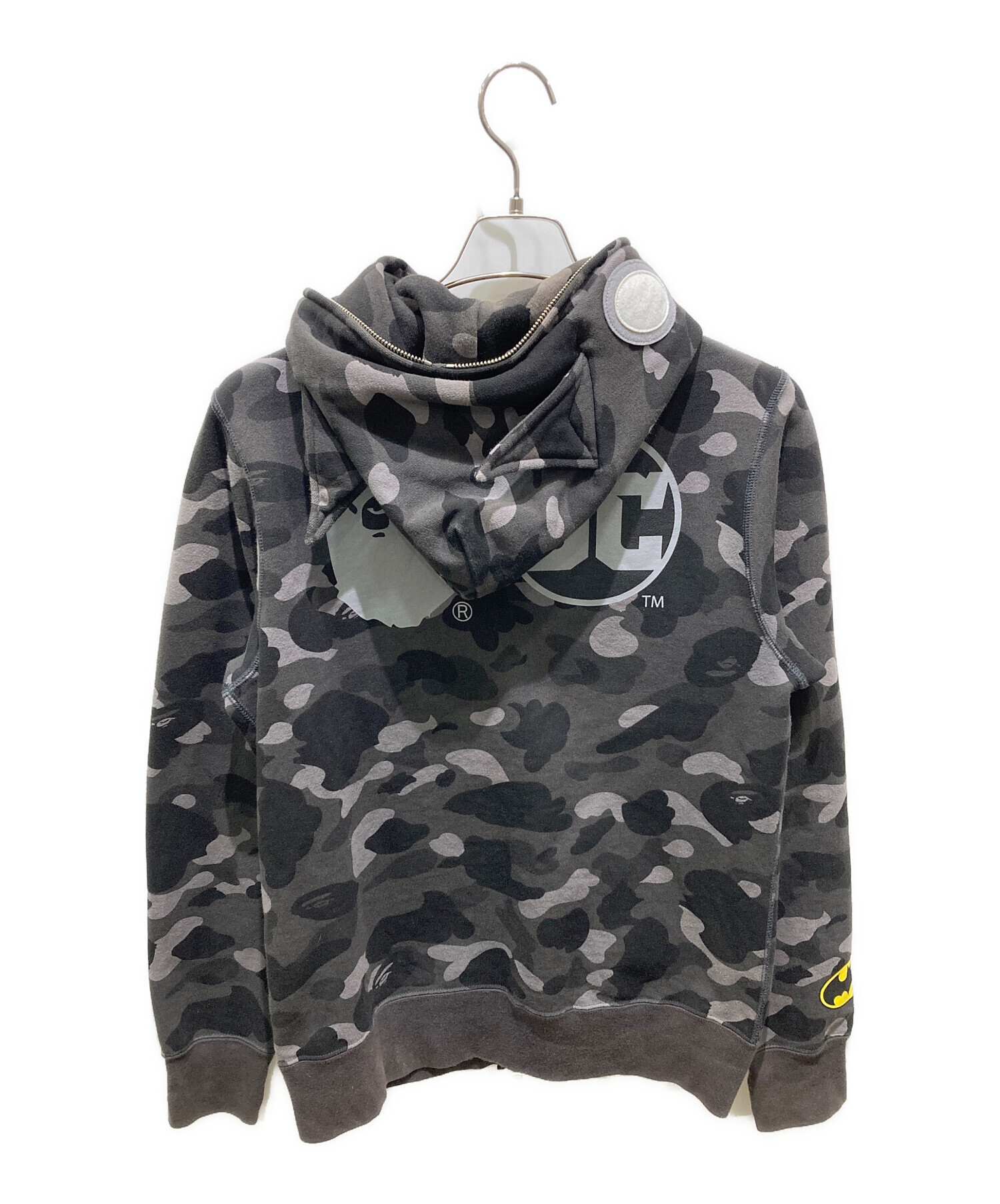 A BATHING APE×champion ジップアップパーカー グレー A BATHING APE