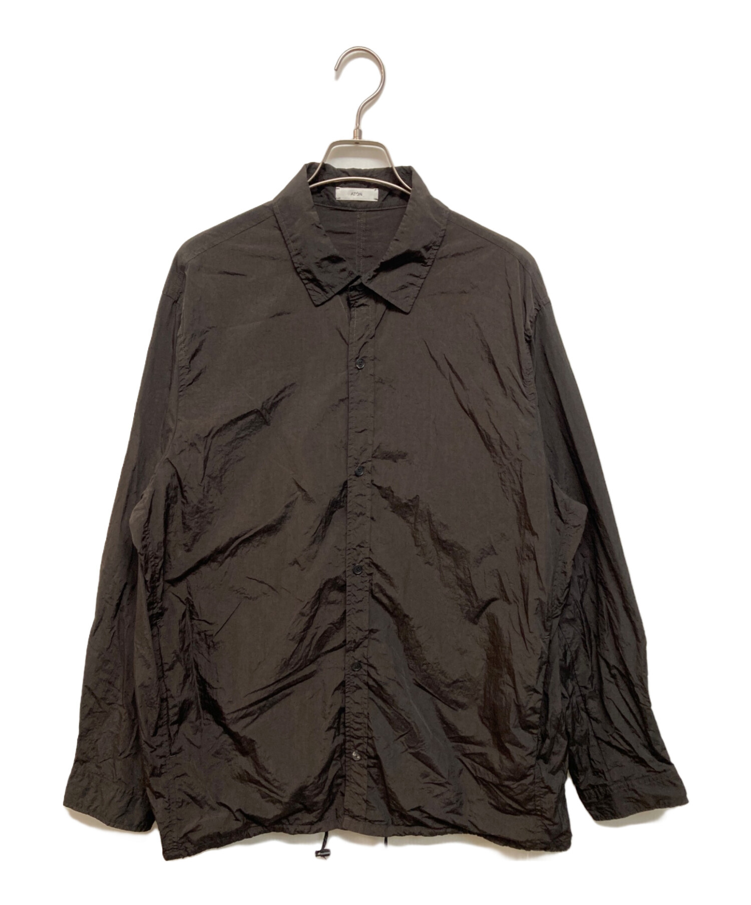 中古・古着通販】ATON (エイトン) HAND DYED NYLON SHIRT JACKET
