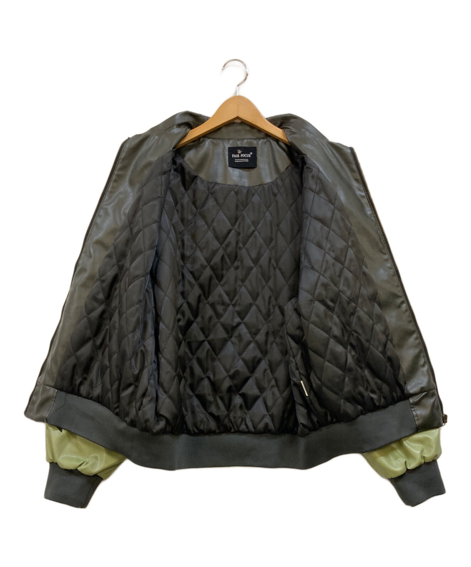 中古・古着通販】FAIR FOCUS (フェアフォーカス) スタジャン グレー