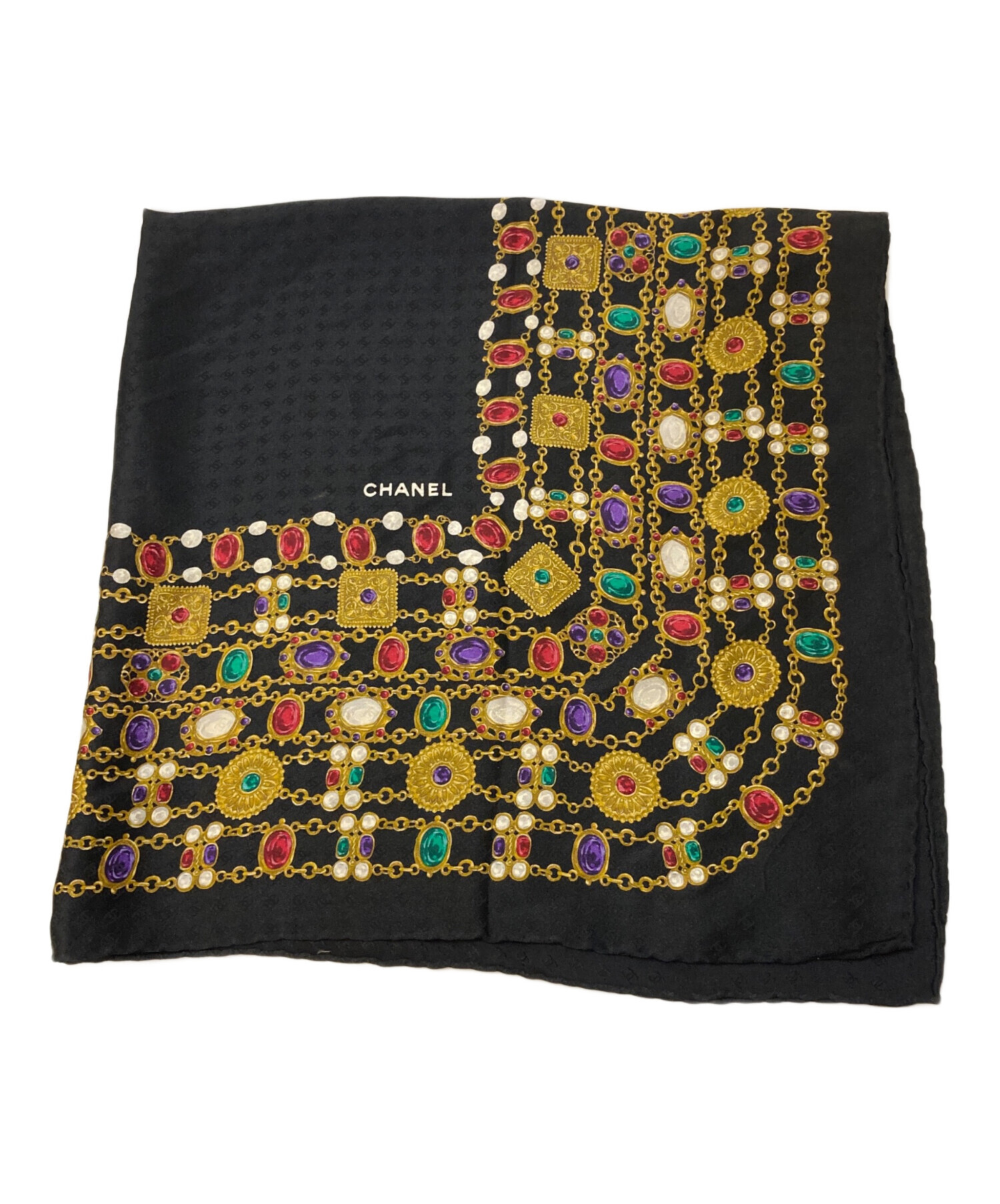 中古・古着通販】CHANEL (シャネル) ヴィンテージビジュー 宝石柄 ココ