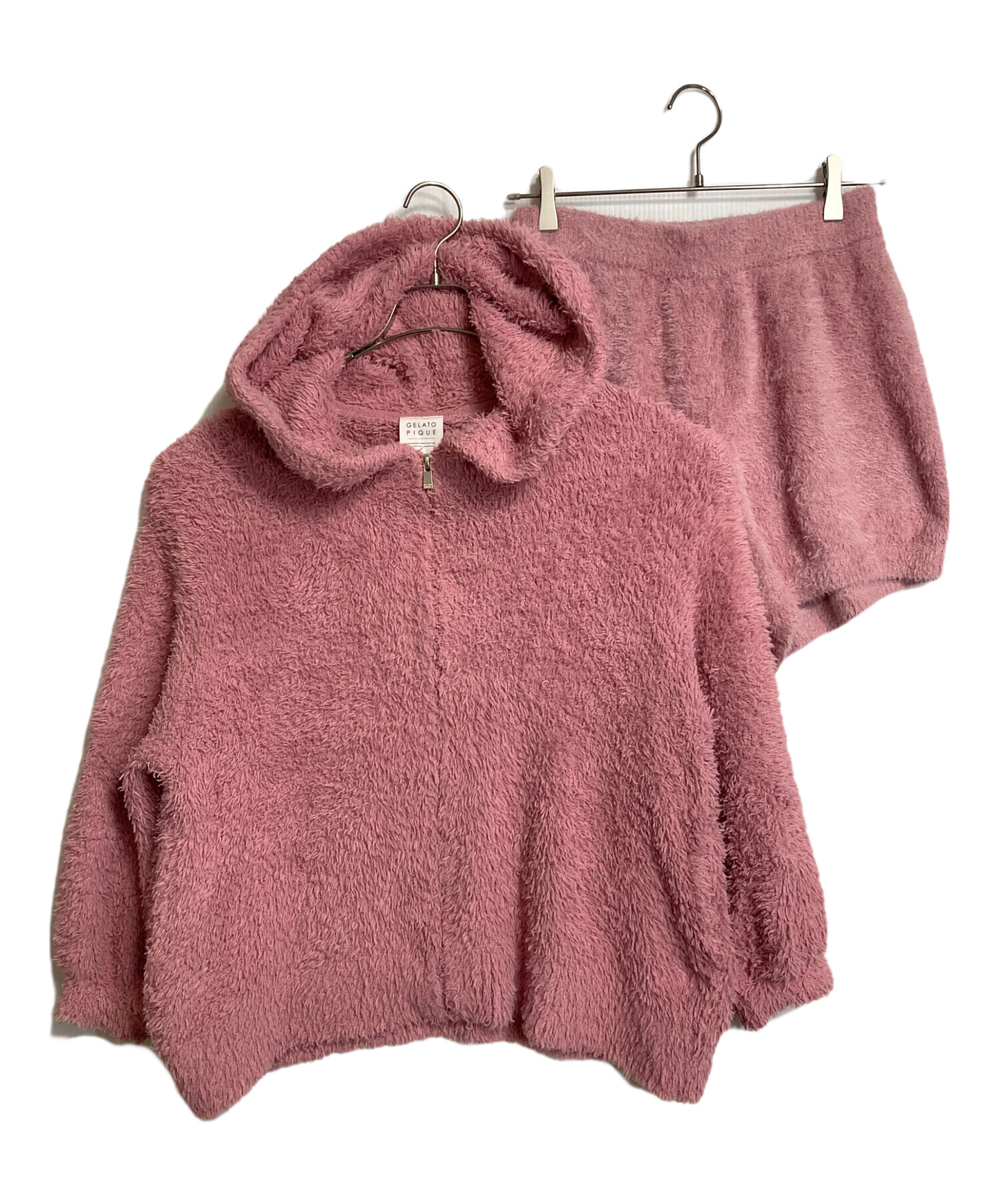 中古・古着通販】gelato pique (ジェラートピケ) ラビットモコパーカー