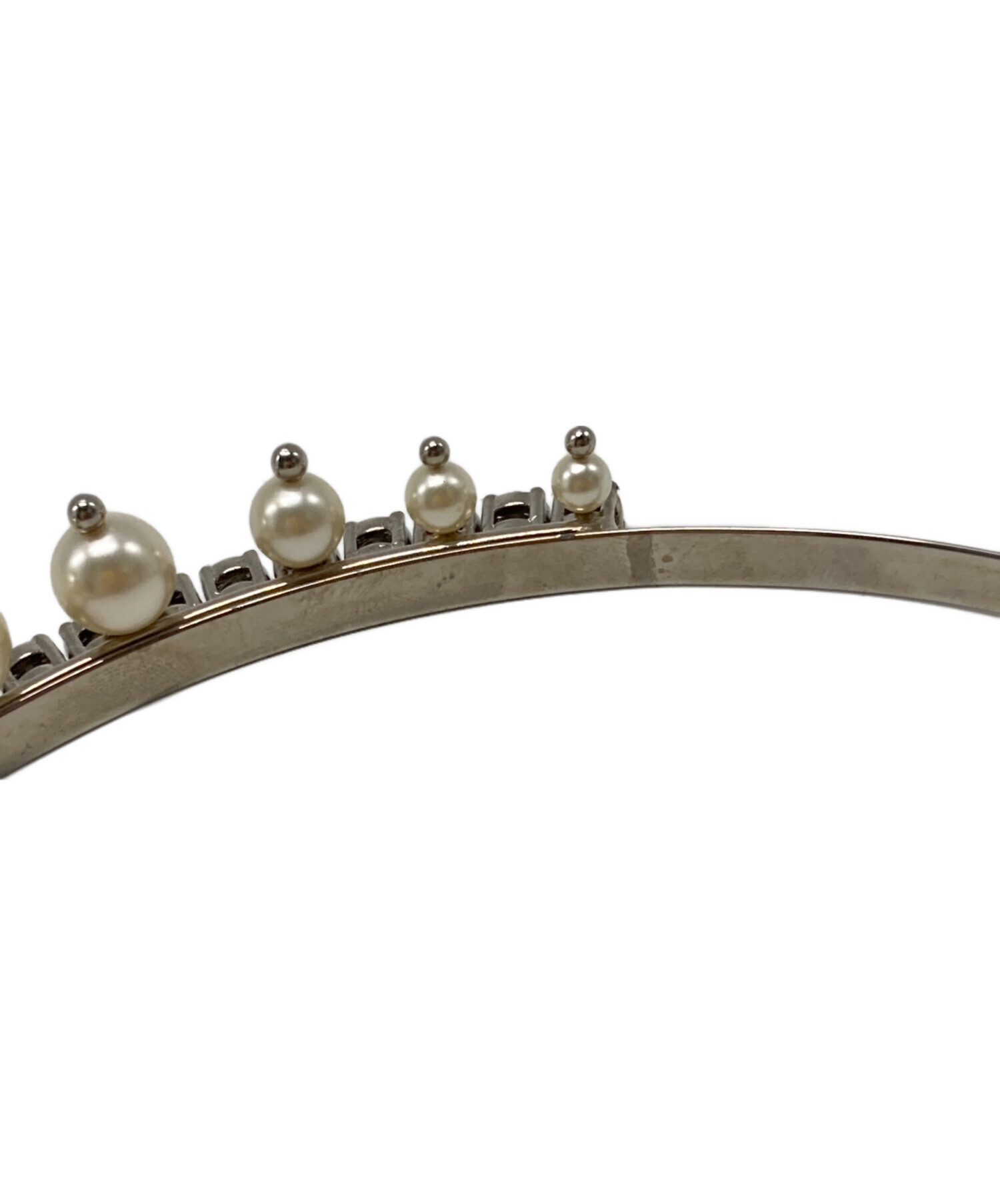 中古・古着通販】MIU MIU (ミュウミュウ) パール×ラインストーン