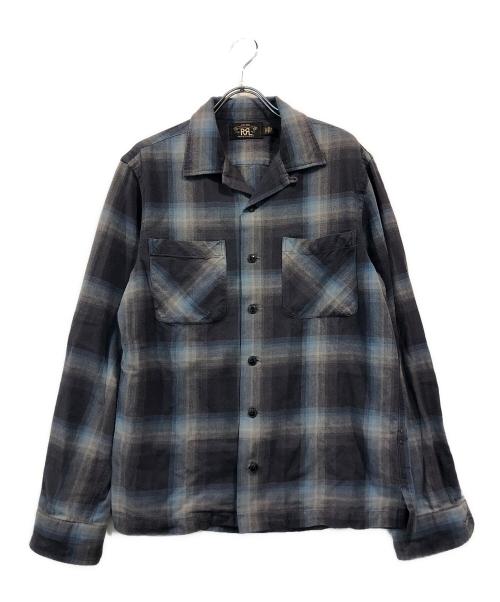 中古・古着通販】RRL (ダブルアールエル) オンブレチェックオープン