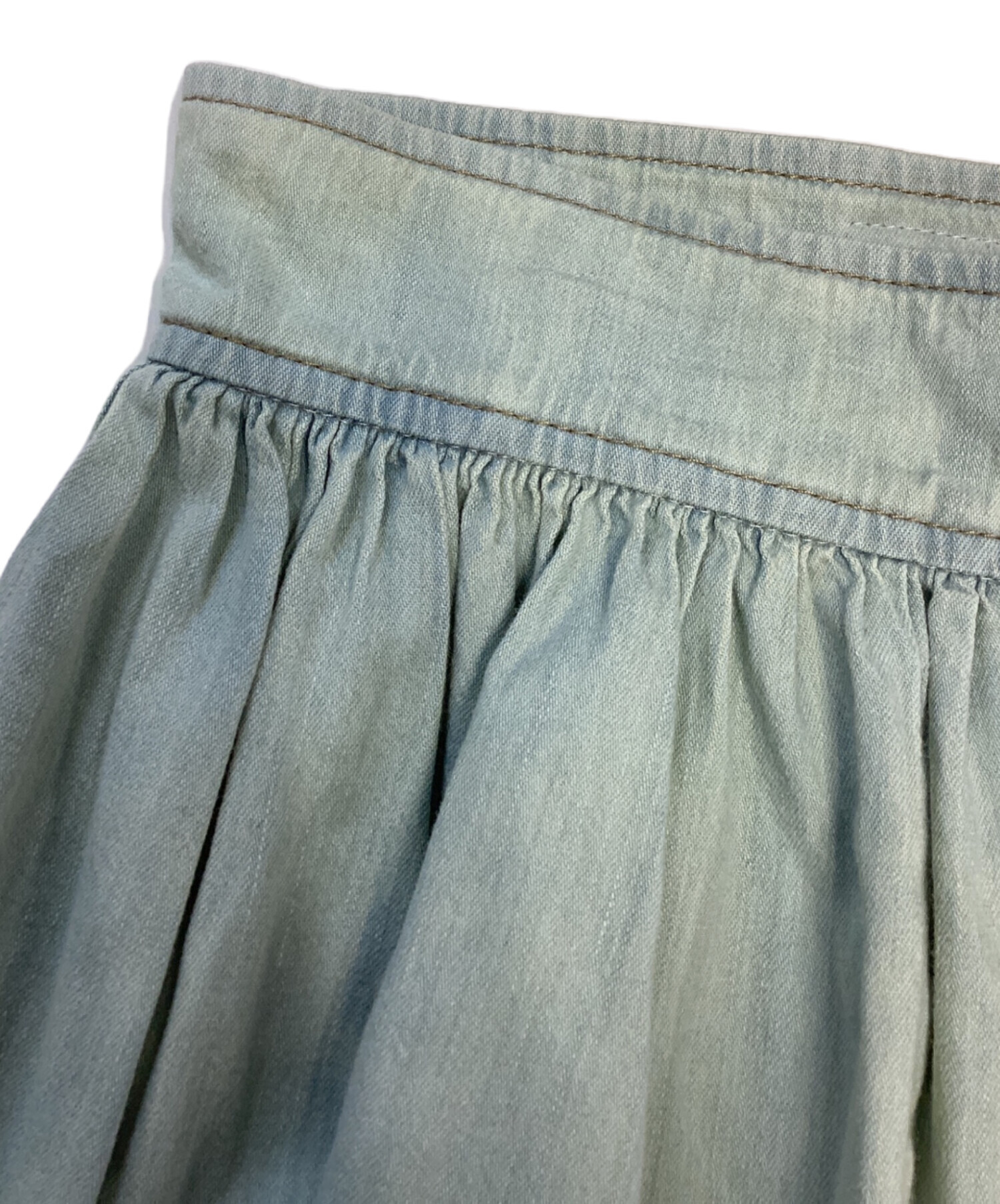 中古・古着通販】MIU MIU (ミュウミュウ) ミニスカート 黄緑 サイズ:38