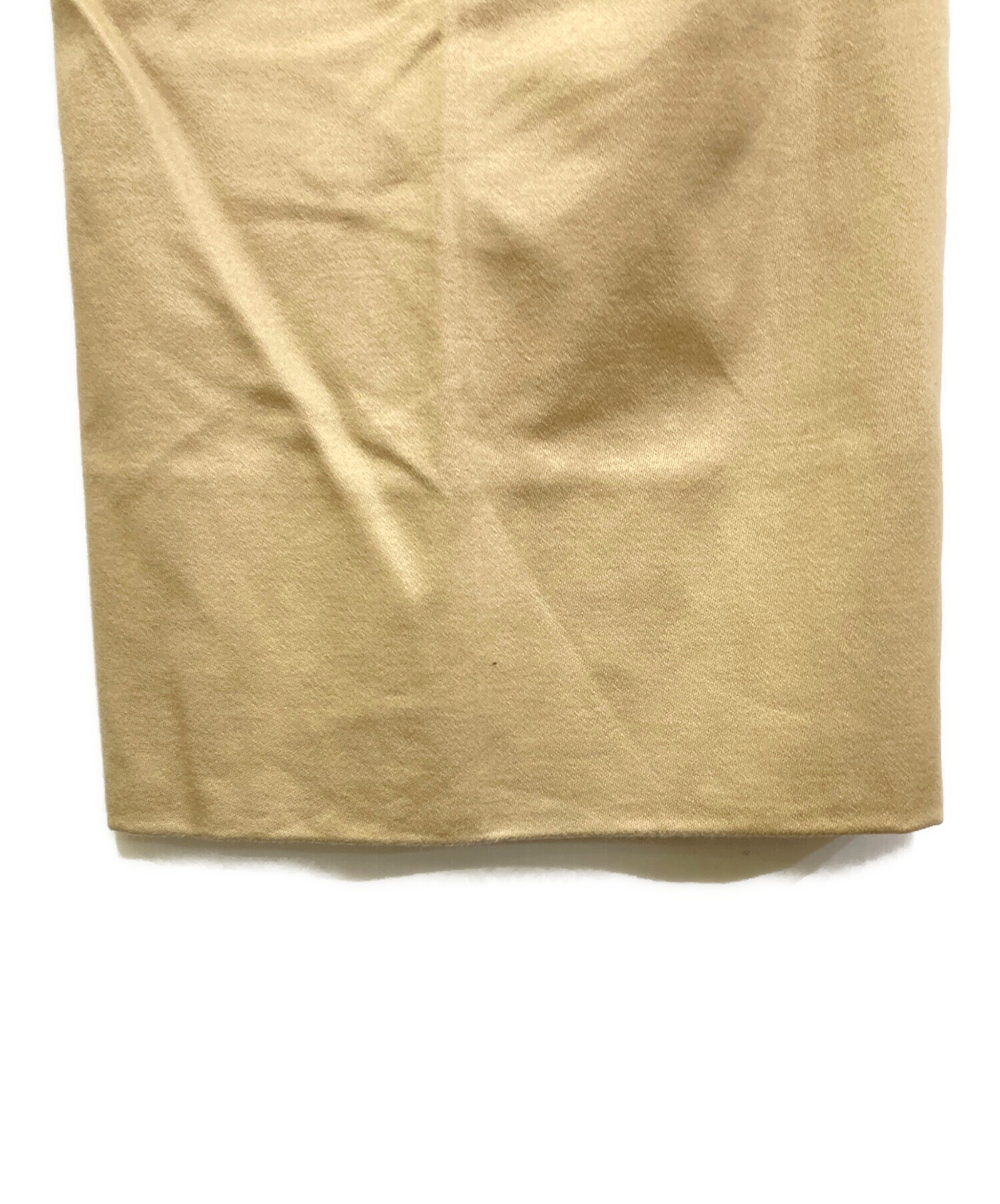 中古・古着通販】NEAT (ニート) 2タックワイドテーパードチノ ベージュ