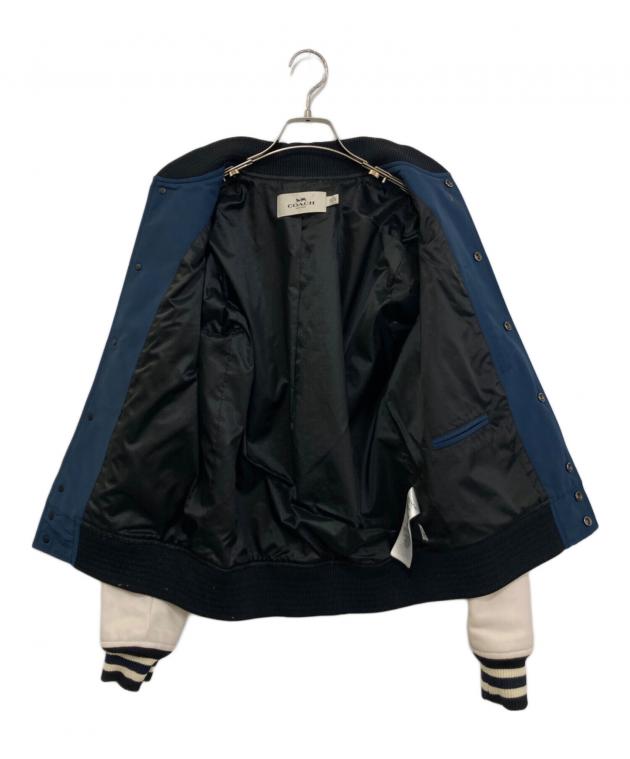 中古・古着通販】COACH (コーチ) 袖レザー切替スタジャン F56276