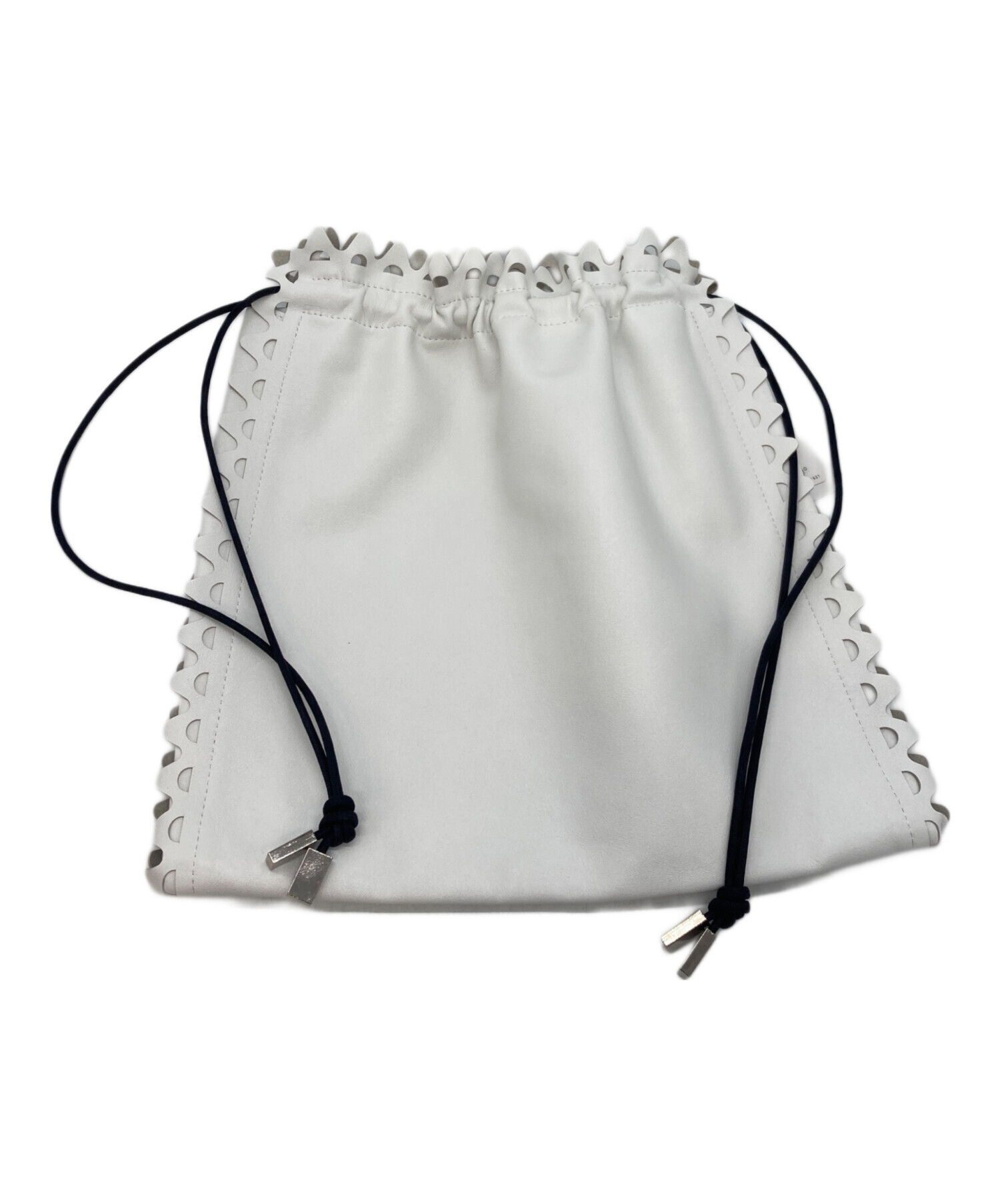 中古・古着通販】LUDLOW (ラドロー) スカラップバッグ ホワイト サイズ