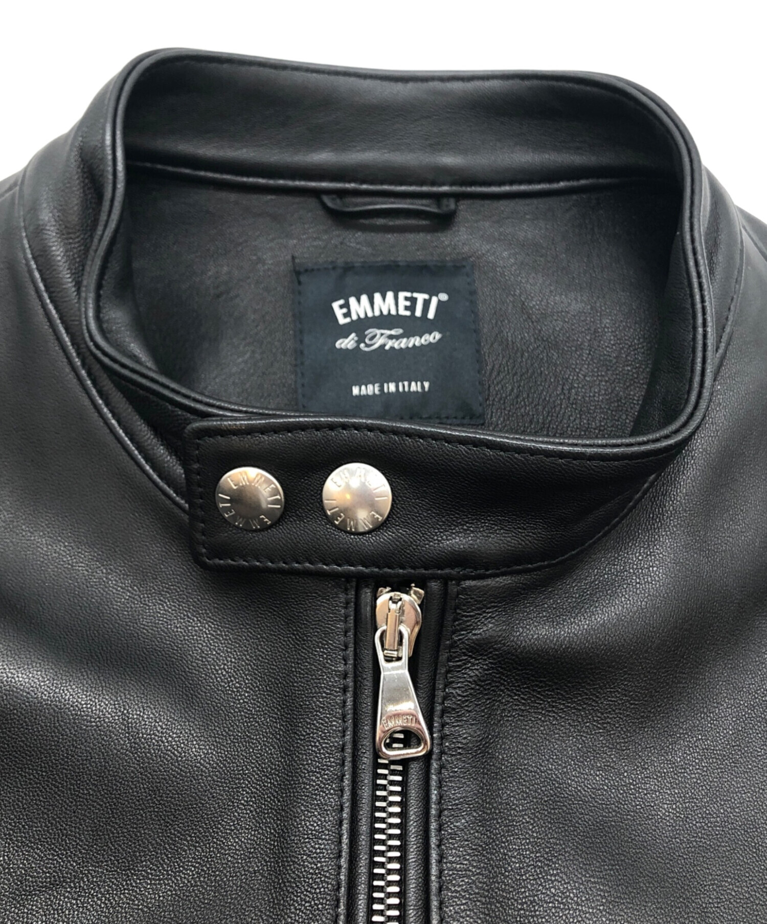 中古・古着通販】EMMETI (エンメティ) コラボ ラムレザー シングル