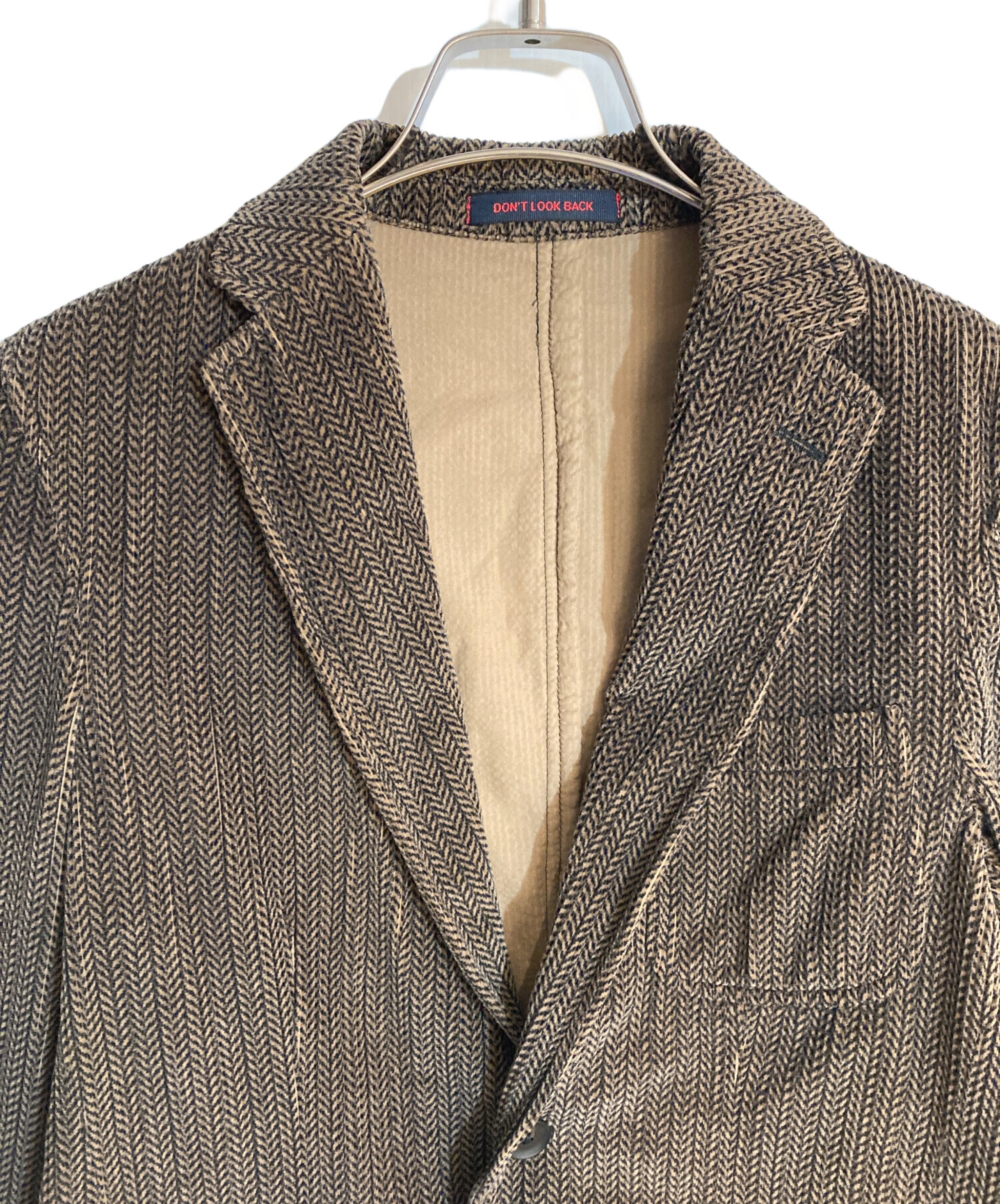 中古・古着通販】THE GIGI (ザ・ジジ) ヘリンボーンテーラード