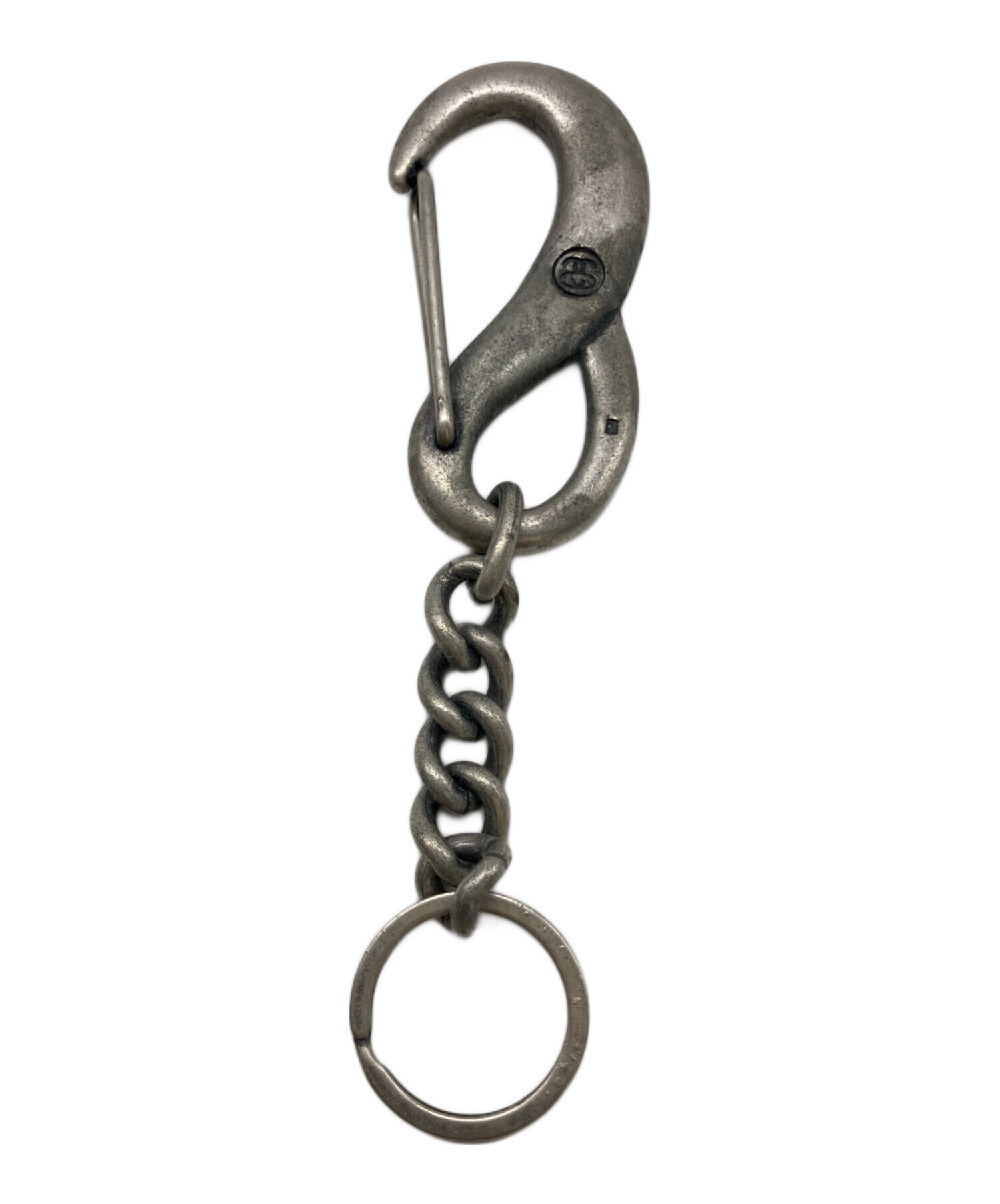 中古・古着通販】stussy (ステューシー) カラビナ シルバー サイズ