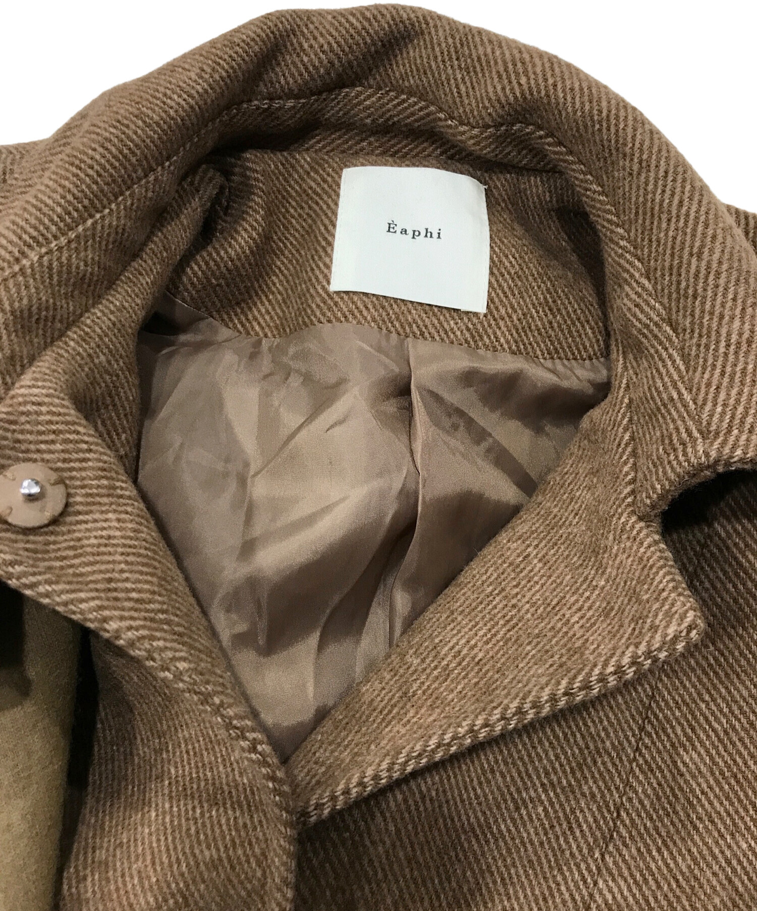 中古・古着通販】eaphi (エフィ) gunpatch waist mark long coat