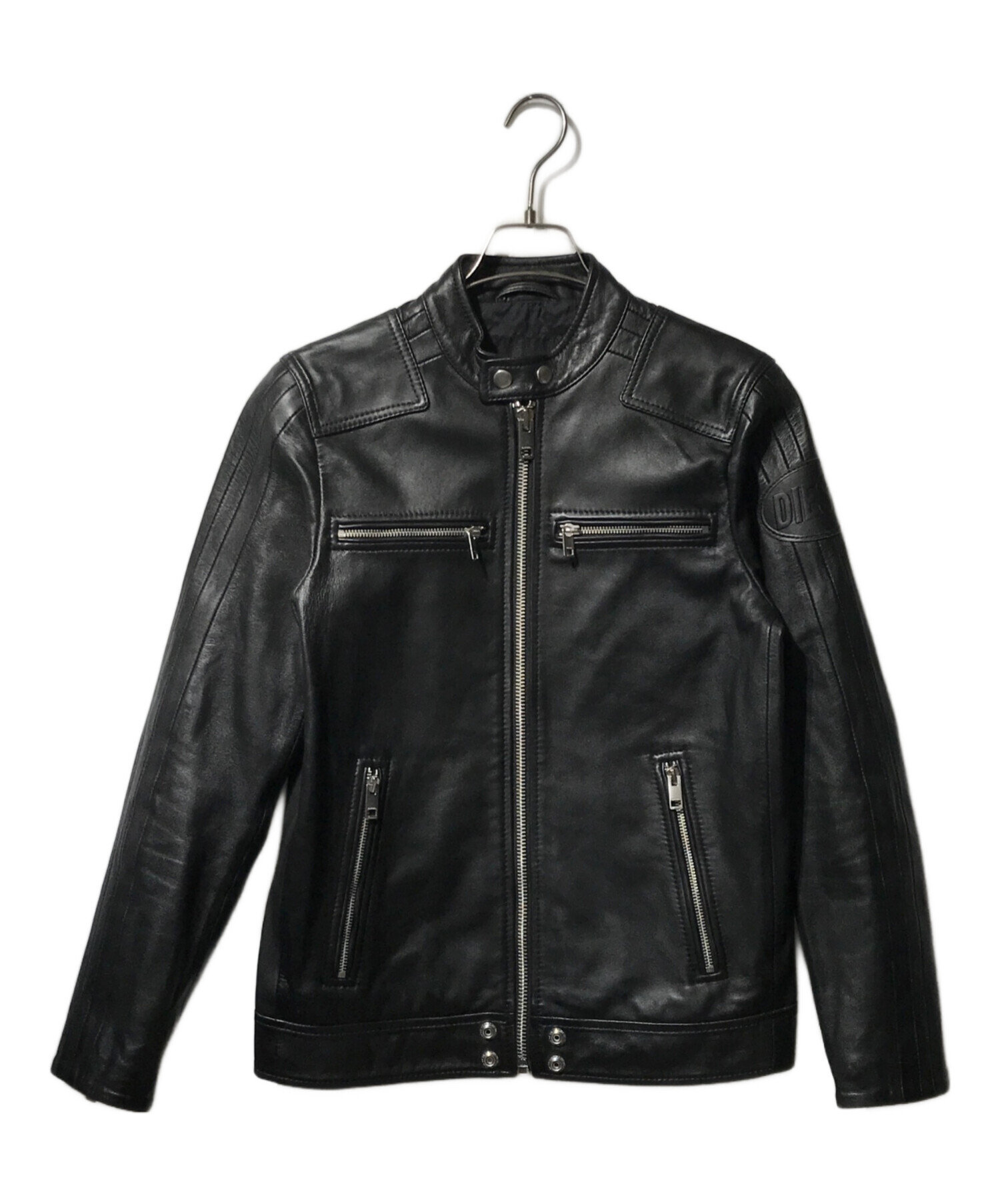 中古・古着通販】DIESEL (ディーゼル) ラムレザージャケット/L-BOY