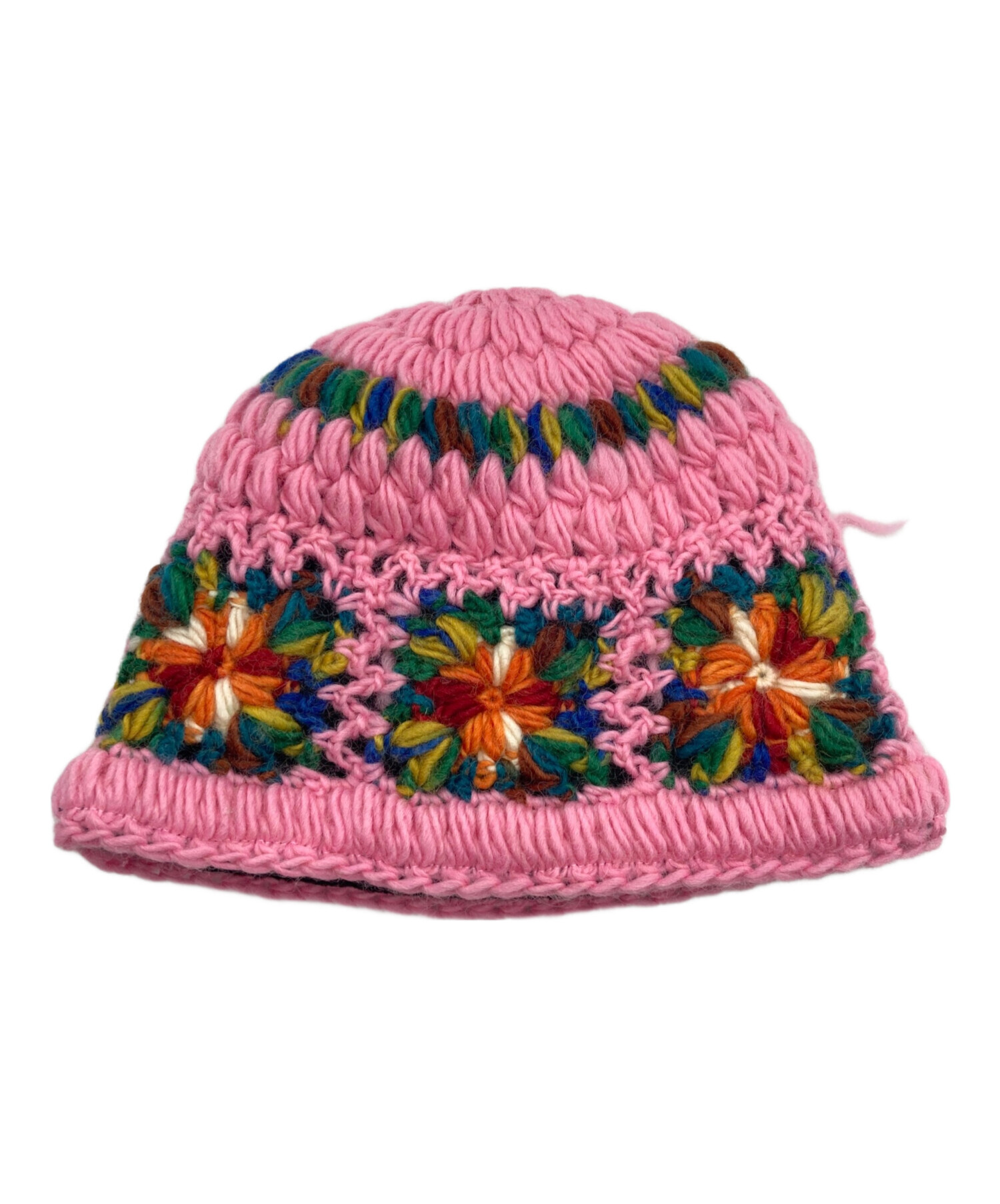 中古・古着通販】Supreme (シュプリーム) Crochet Beanie ピンク