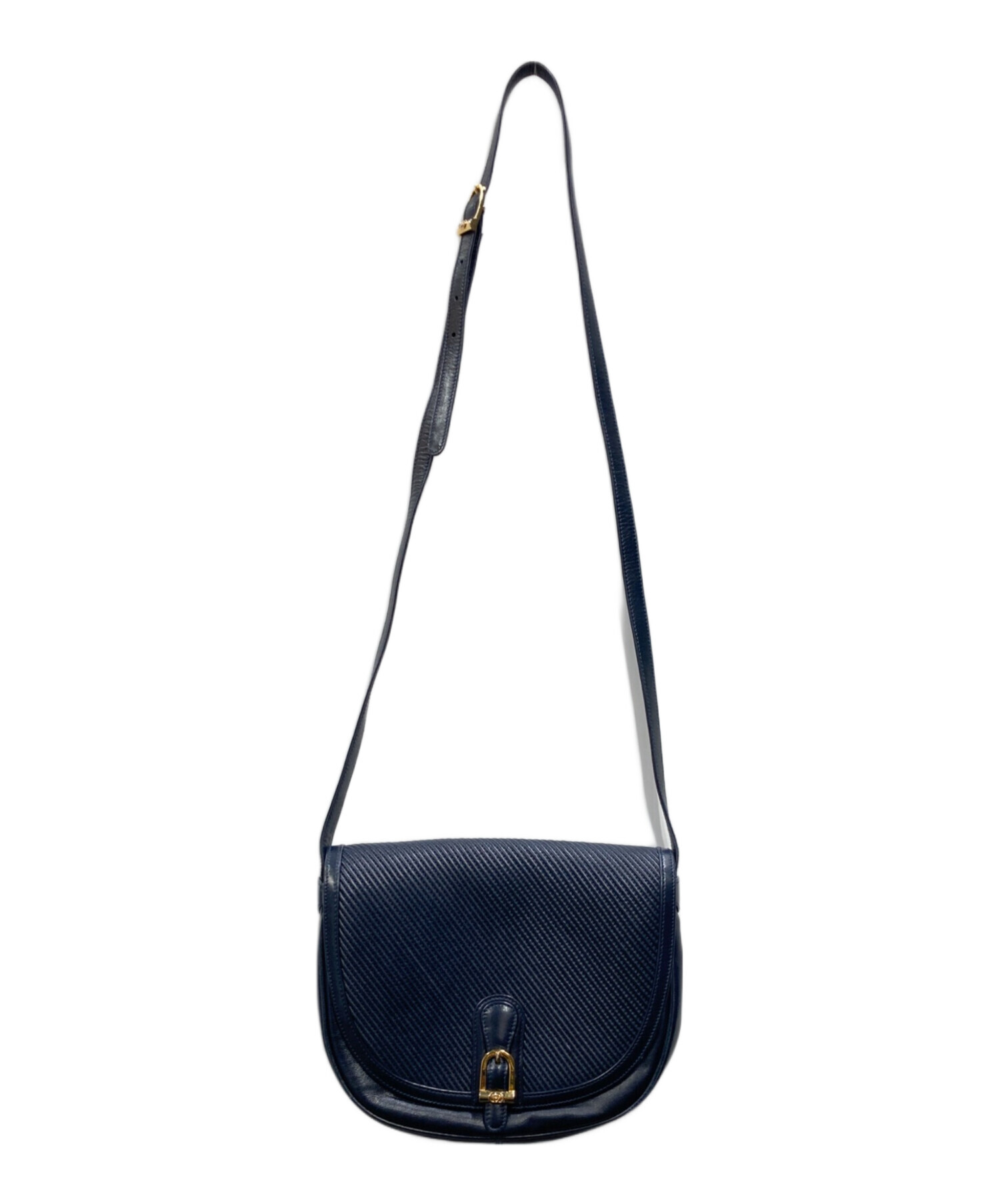中古・古着通販】GUCCI (グッチ) ショルダーバッグ ネイビー｜ブランド