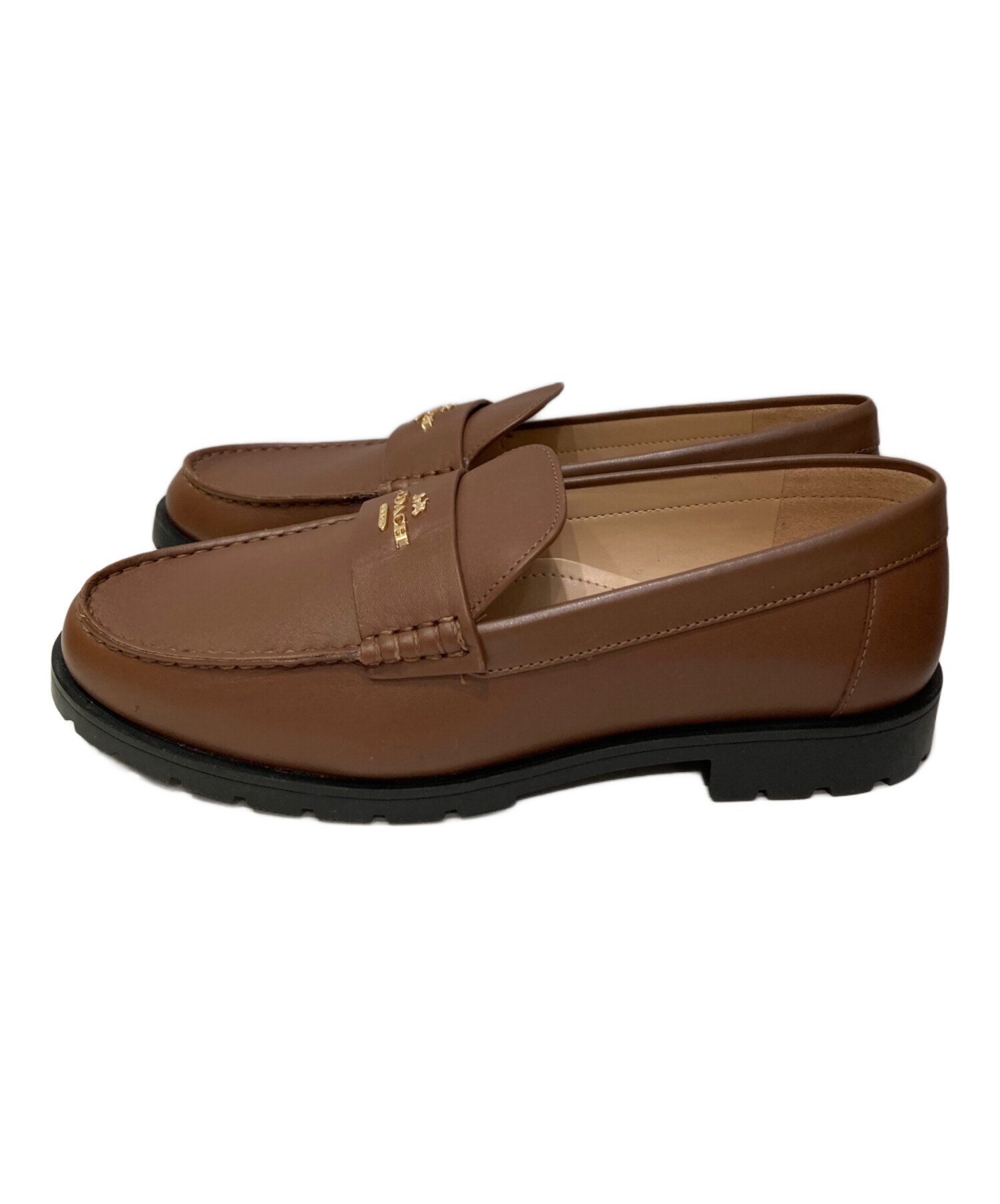 中古・古着通販】COACH (コーチ) ローファー ブラウン サイズ:7.5