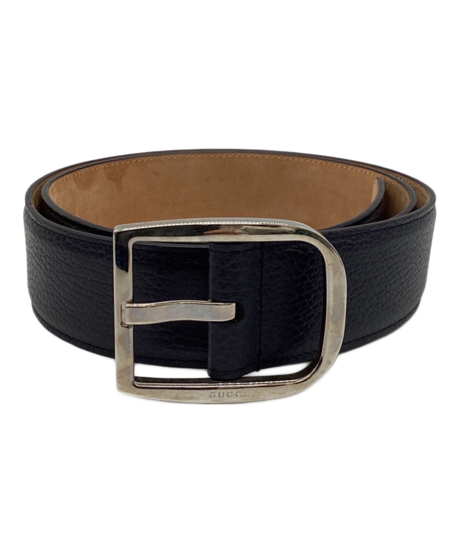 中古・古着通販】GUCCI (グッチ) レザーベルト ブラック｜ブランド