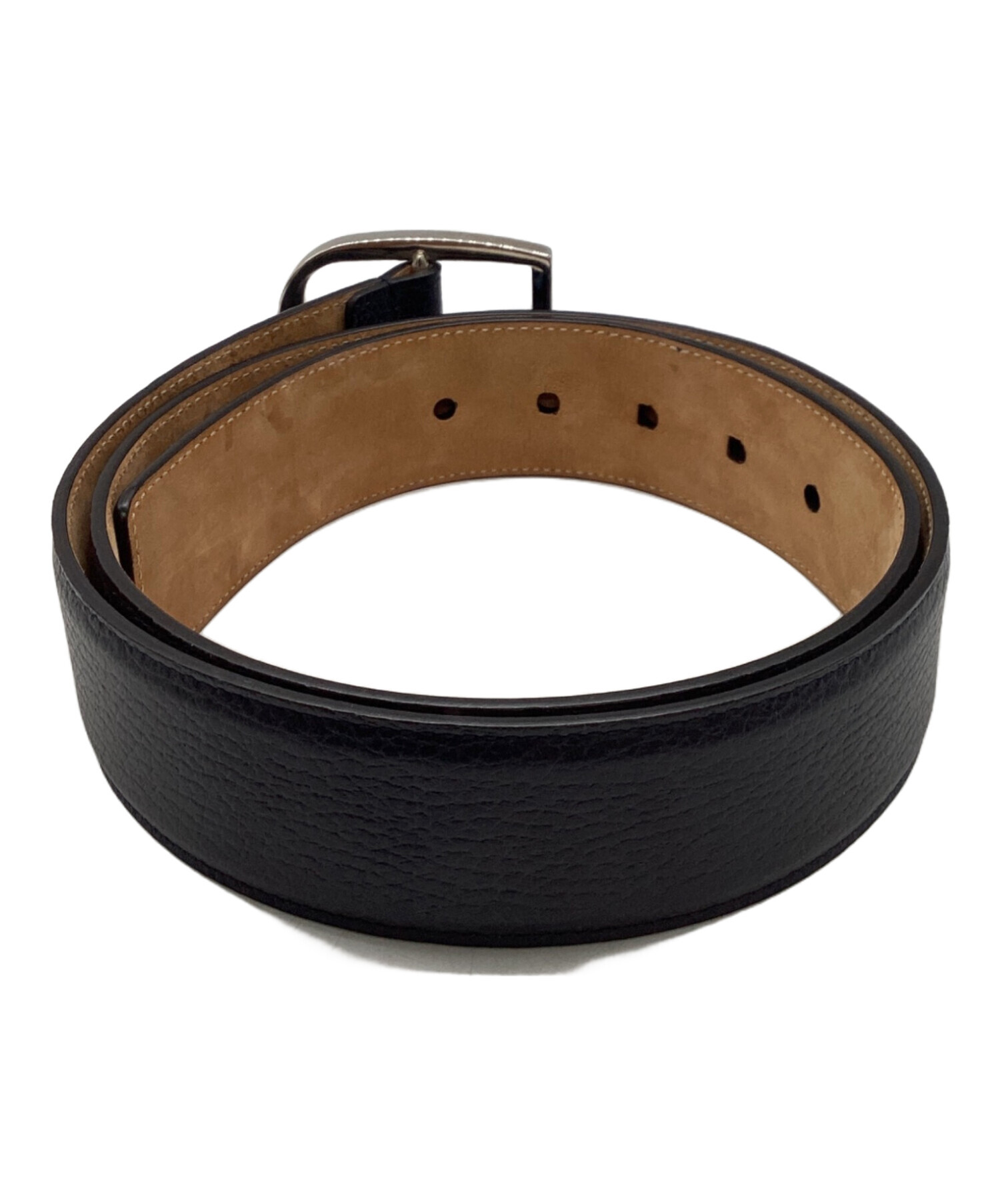 中古・古着通販】GUCCI (グッチ) レザーベルト ブラック｜ブランド