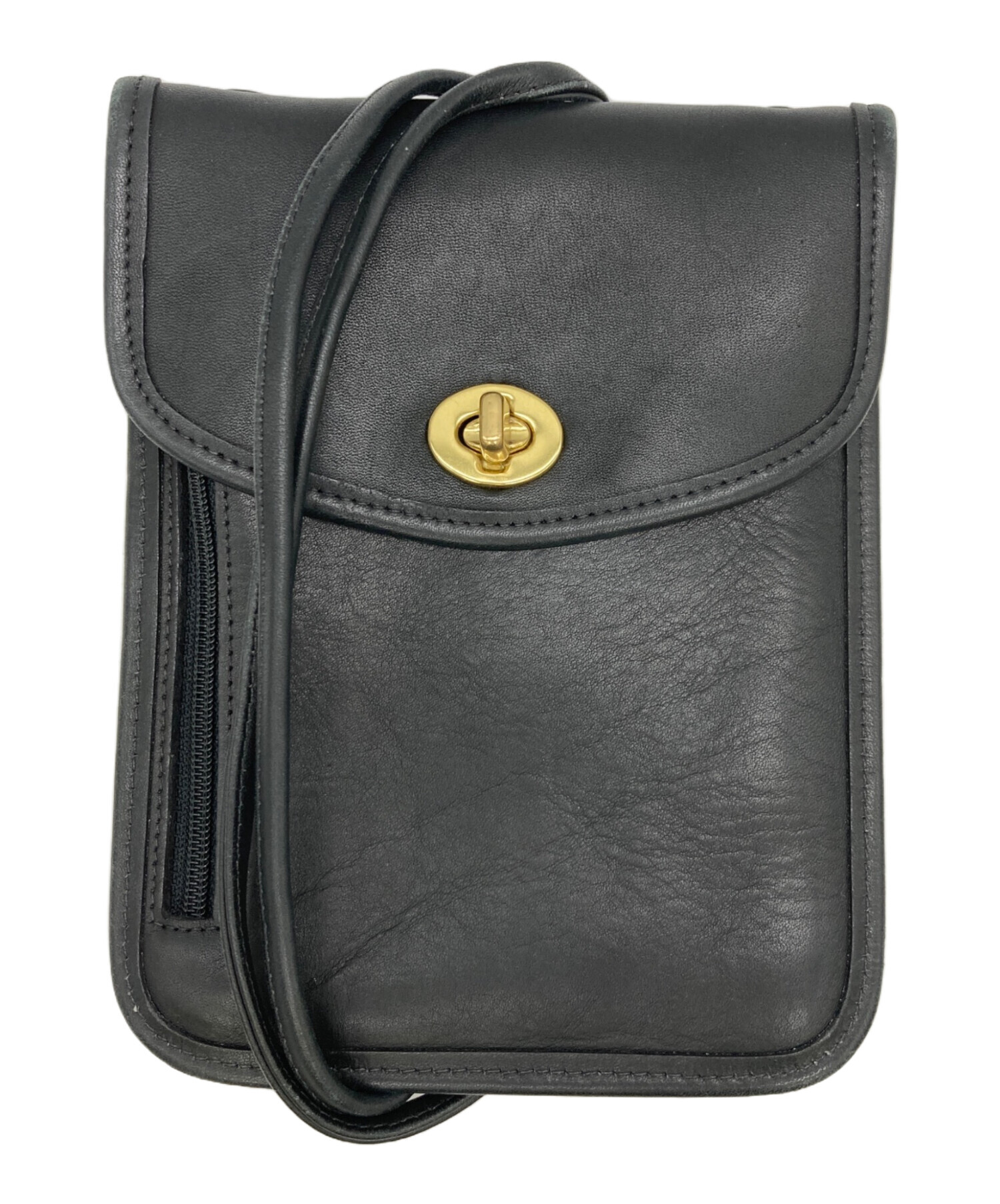 中古・古着通販】COACH (コーチ) ショルダーバッグ ブラック｜ブランド