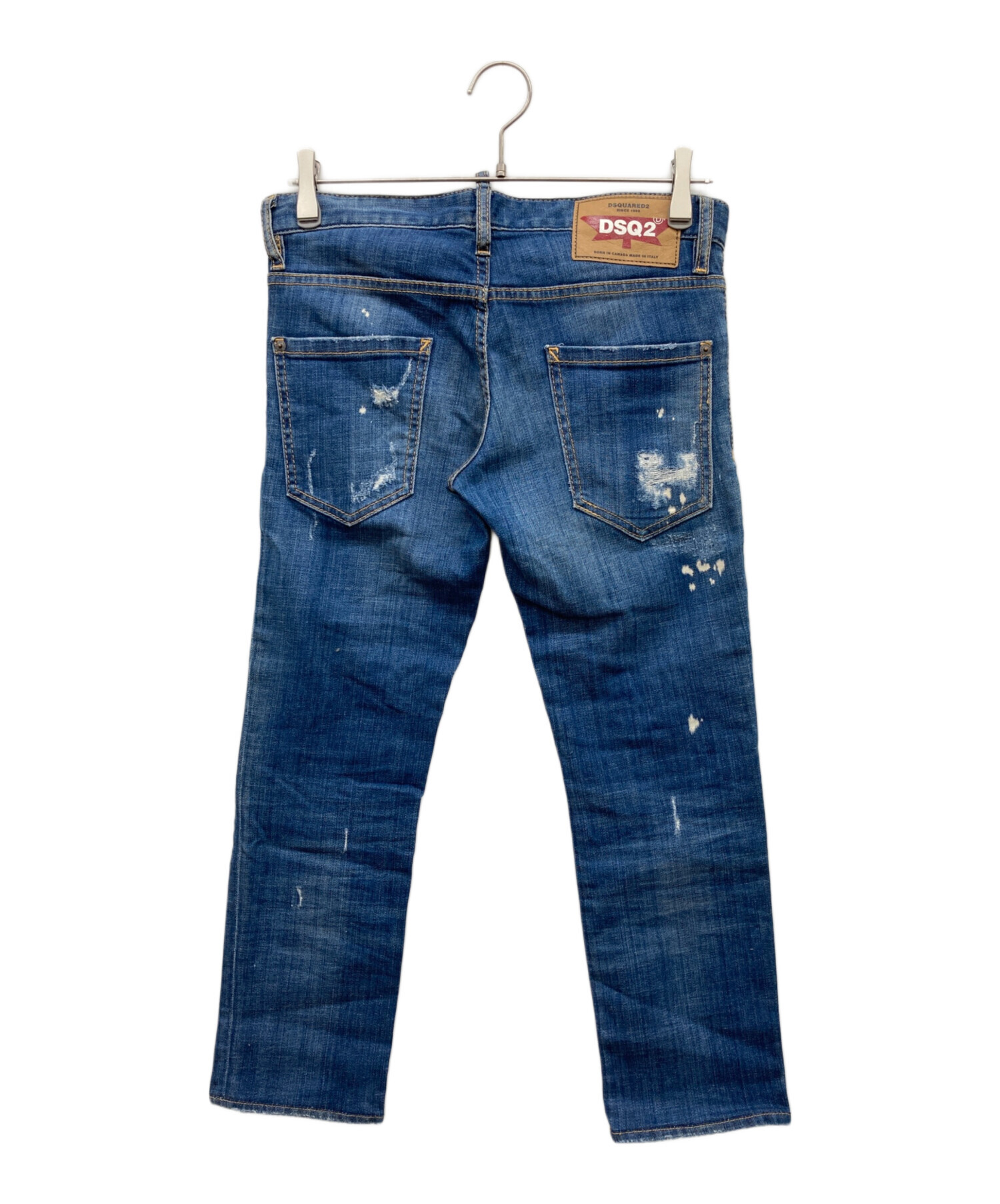 中古・古着通販】DSQUARED2 (ディースクエアード) クロップドデニム