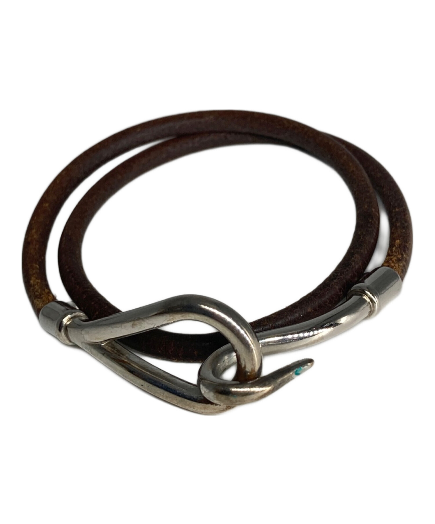 中古・古着通販】HERMES (エルメス) ジャンボレザーブレスレット