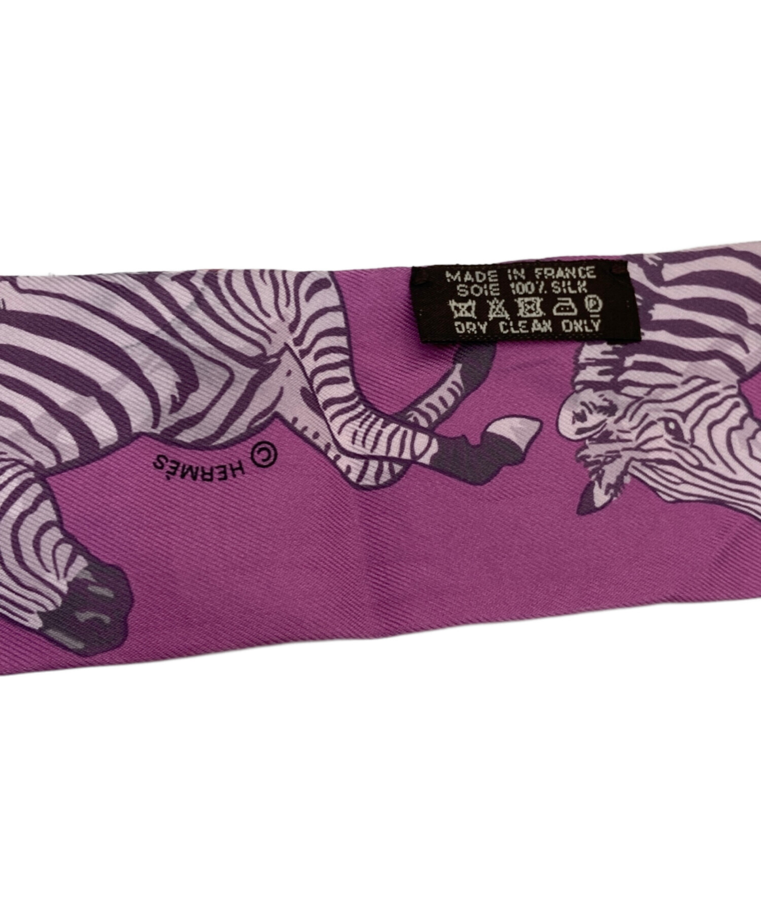 中古・古着通販】HERMES (エルメス) ツイリースカーフ パープル