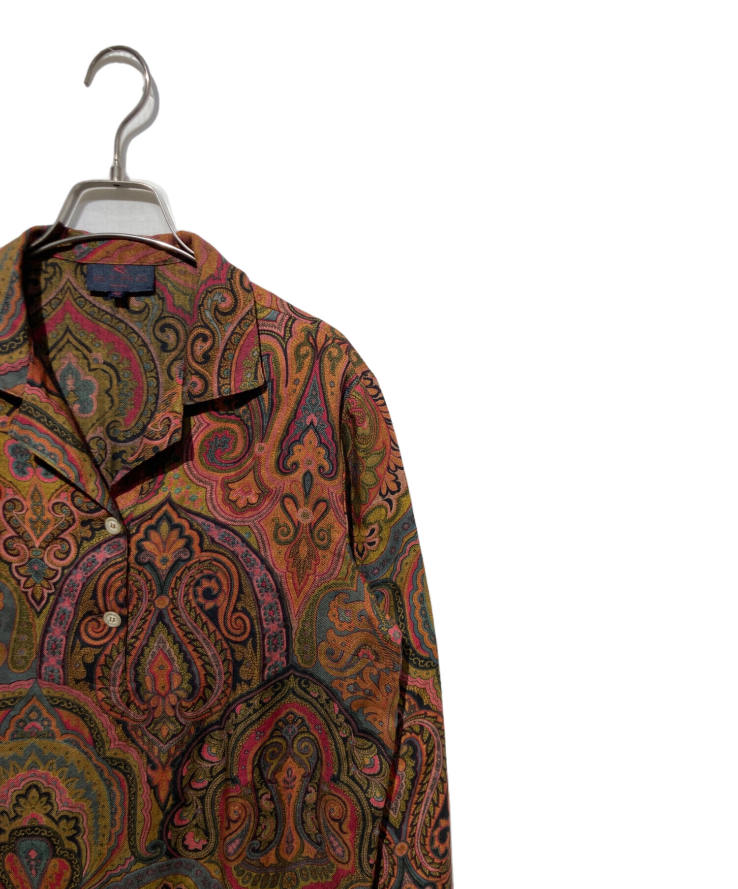 中古・古着通販】ETRO (エトロ) ペイズリー柄ワンピース ブラウン