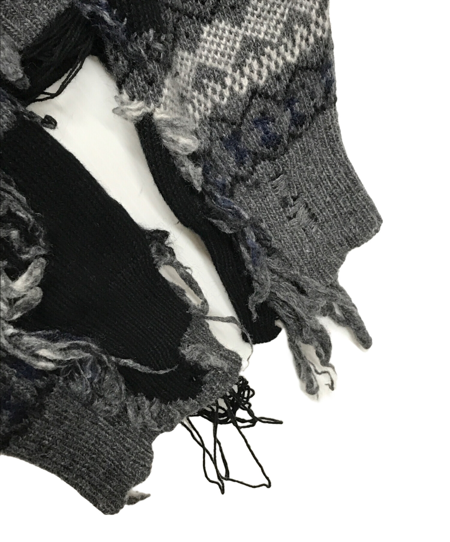 中古・古着通販】BALENCIAGA (バレンシアガ) デストロイ ダメージ