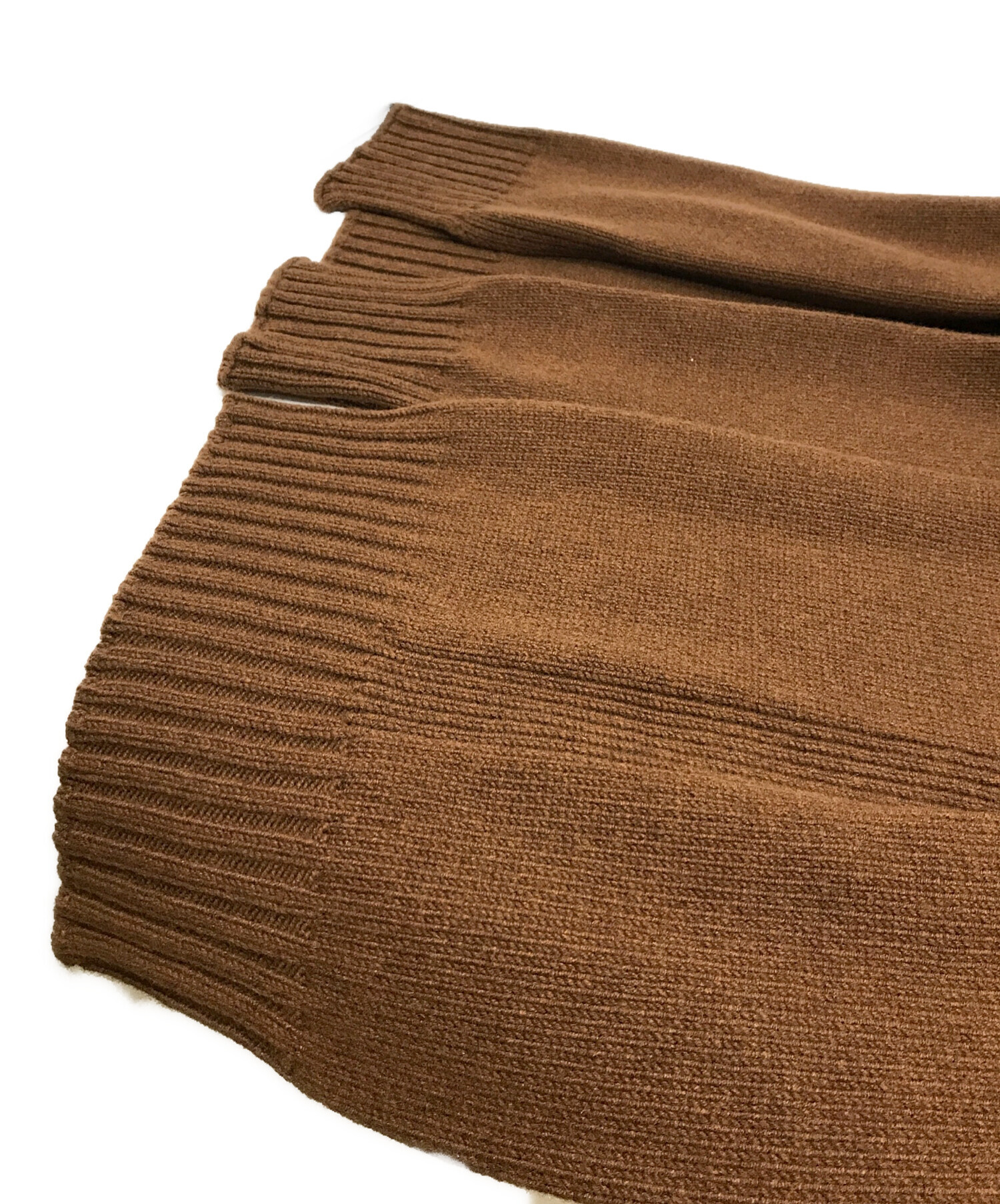 中古・古着通販】HERMES (エルメス) カシミアマフラー ブラウン