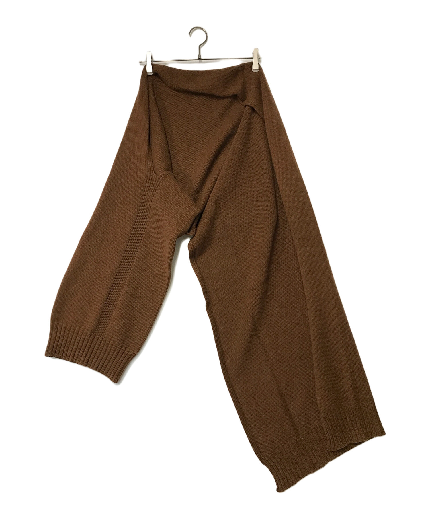 中古・古着通販】HERMES (エルメス) カシミアマフラー ブラウン