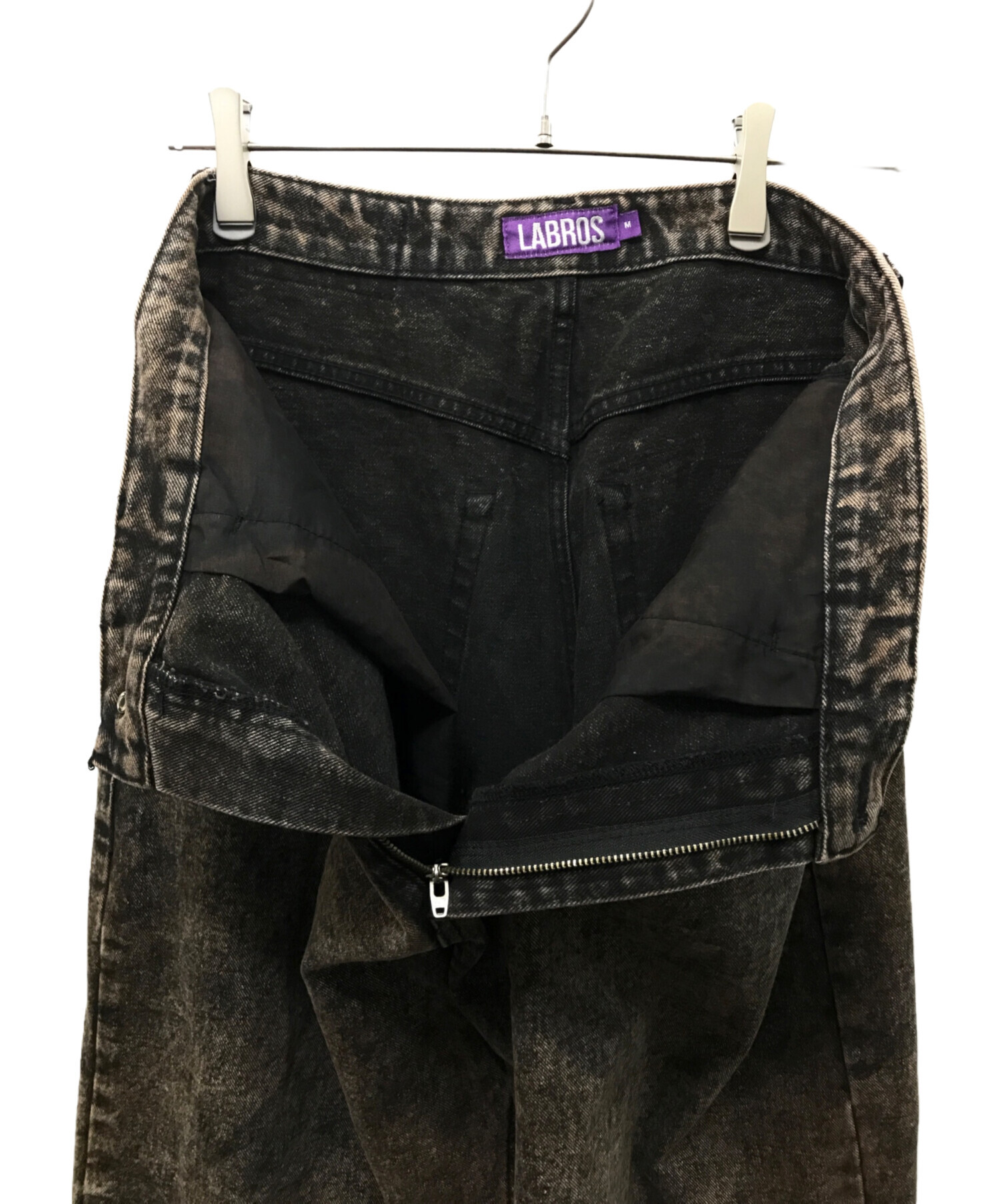 中古・古着通販】LABROS (ラブロス) デニムパンツ ブラウン サイズ:M