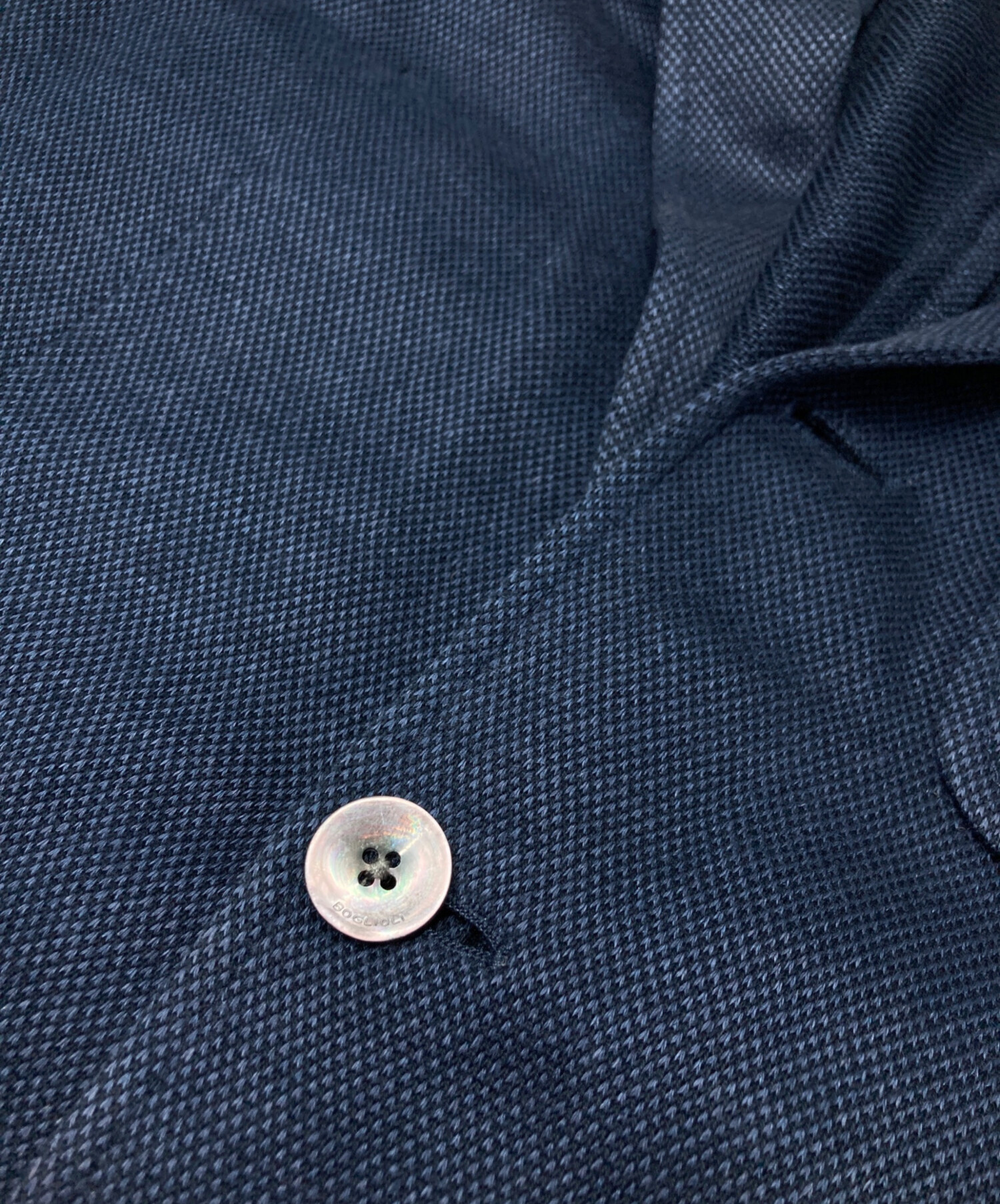 中古・古着通販】BOGLIOLI (ボリオリ) テーラードジャケット ネイビー