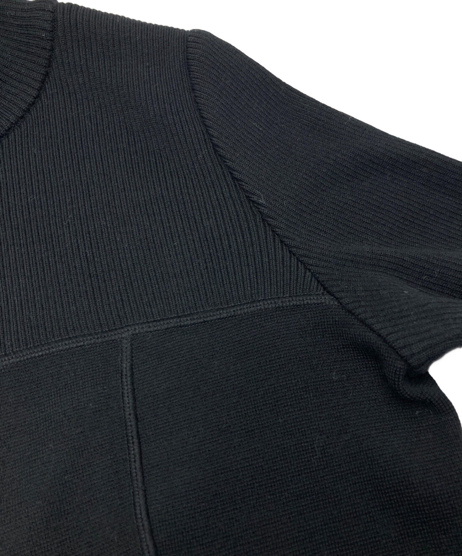 中古・古着通販】FOXEY (フォクシー) ニットワンピース ブラック