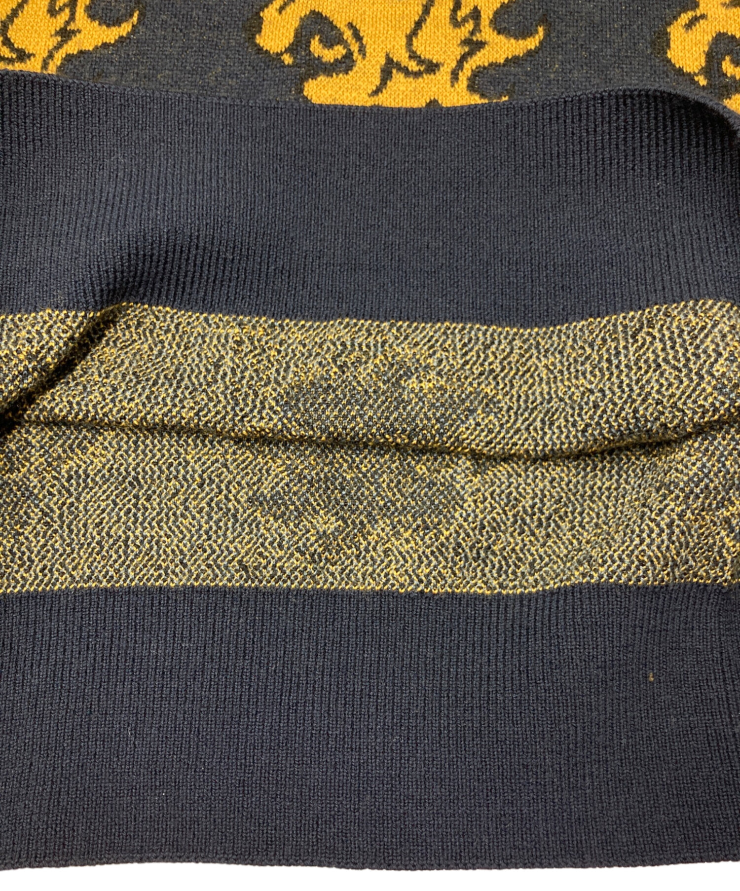 中古・古着通販】PEARLY GATES (パーリーゲイツ) 総柄ニット ネイビー