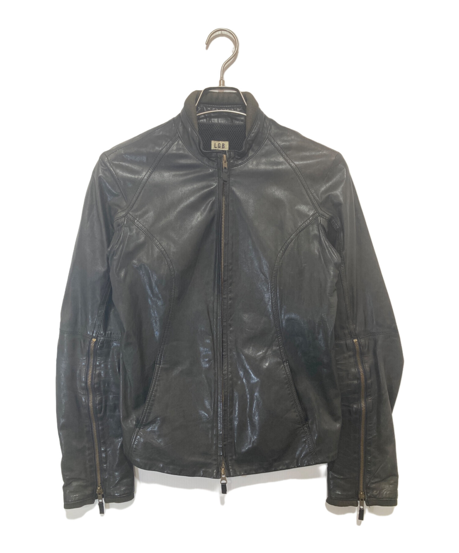 中古・古着通販】L.G.B (ルグランブルー) レザーライダースジャケット