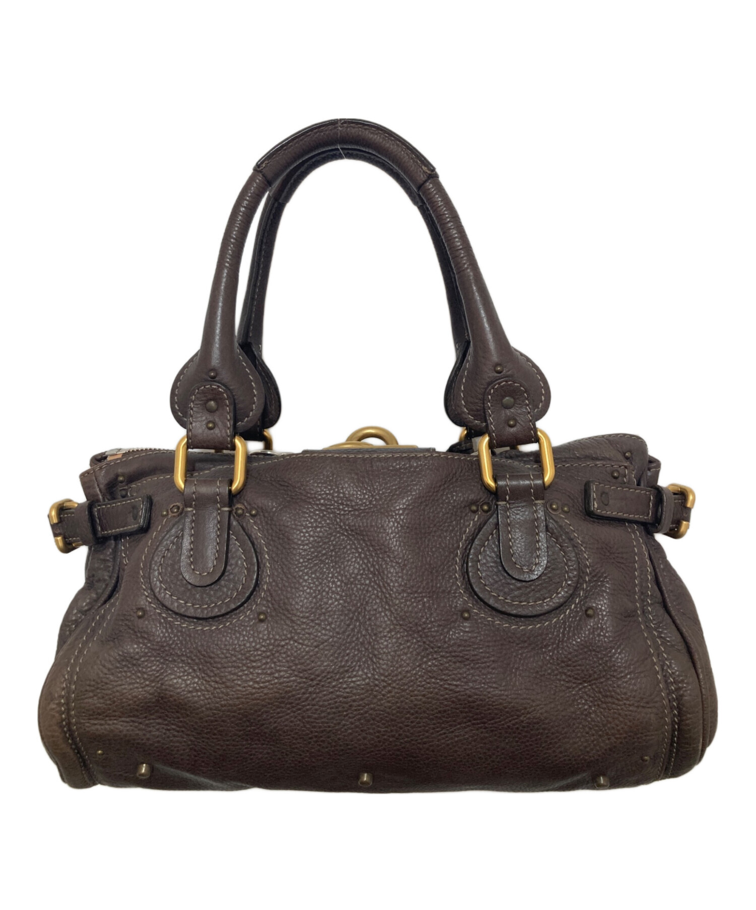 中古・古着通販】Chloe (クロエ) パディントン バッグ ブラウン