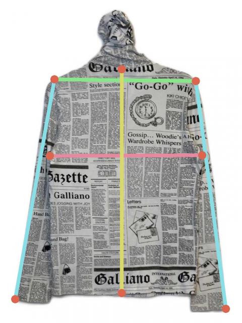中古・古着通販】JOHN GALLIANO (ジョンガリアーノ) ニュースペーパー