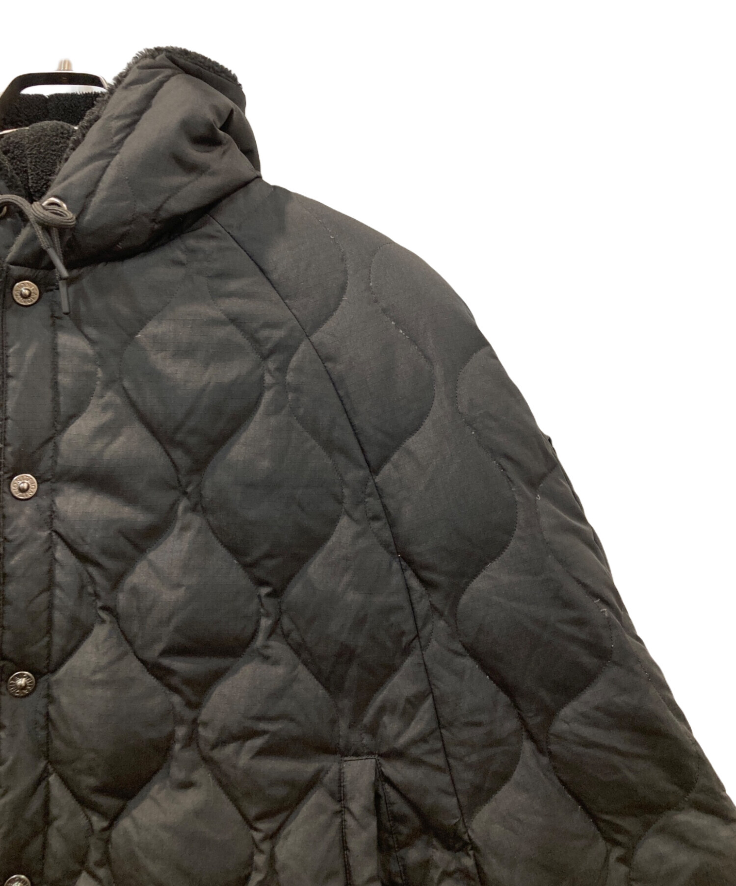 中古・古着通販】TAION (タイオン) ミリタリー ダウンケープ ブラック