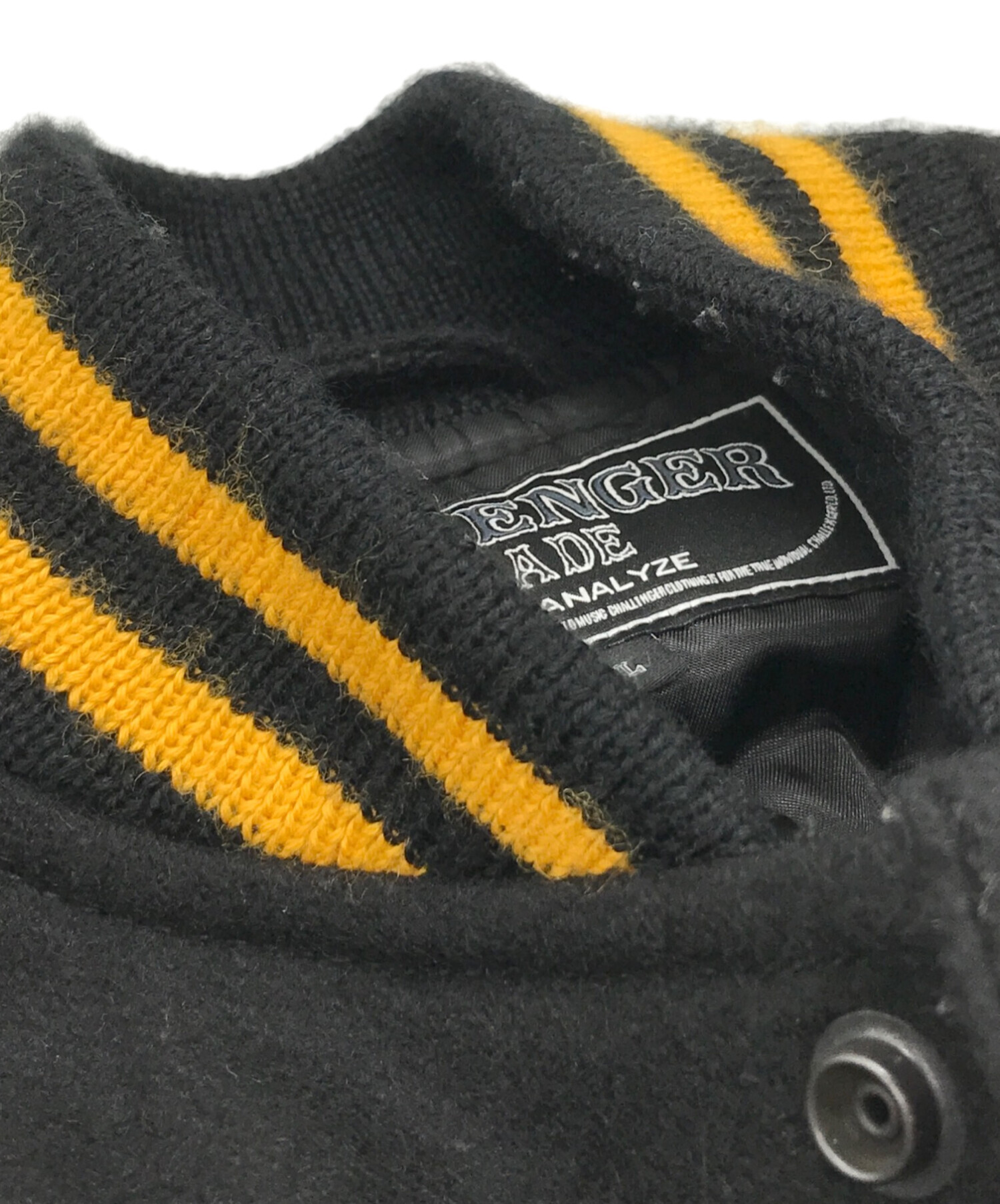 中古・古着通販】CHALLENGER (チャレンジャー) スタジャン ブラック